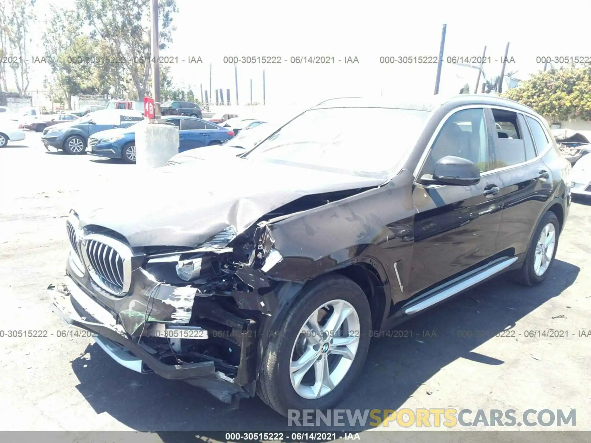 2 Photograph of a damaged car 5UXTR7C57KLF26096 BMW X3 2019