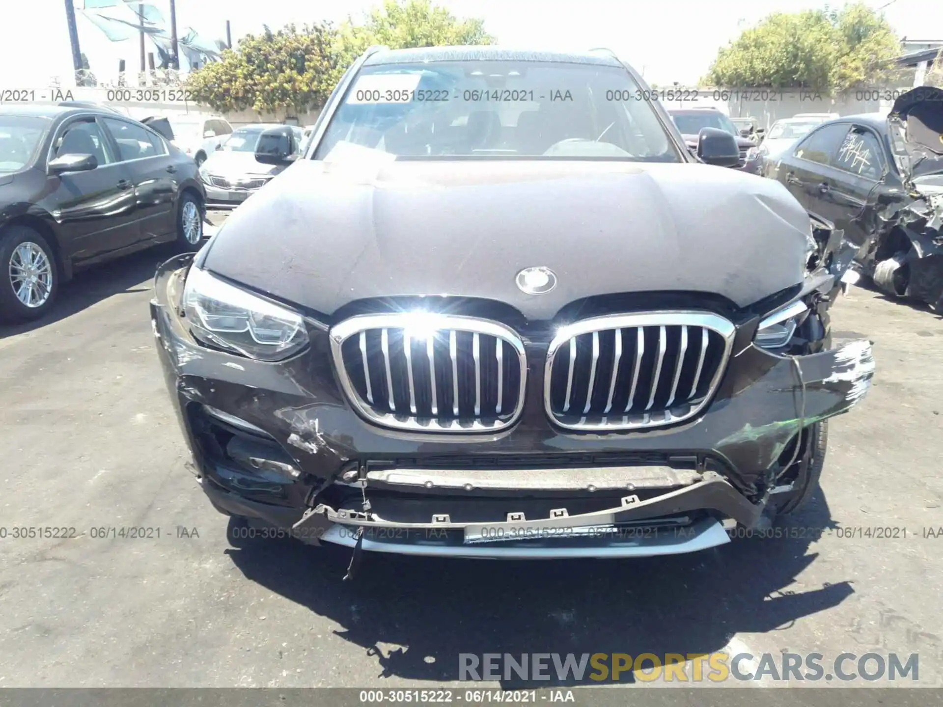 6 Photograph of a damaged car 5UXTR7C57KLF26096 BMW X3 2019