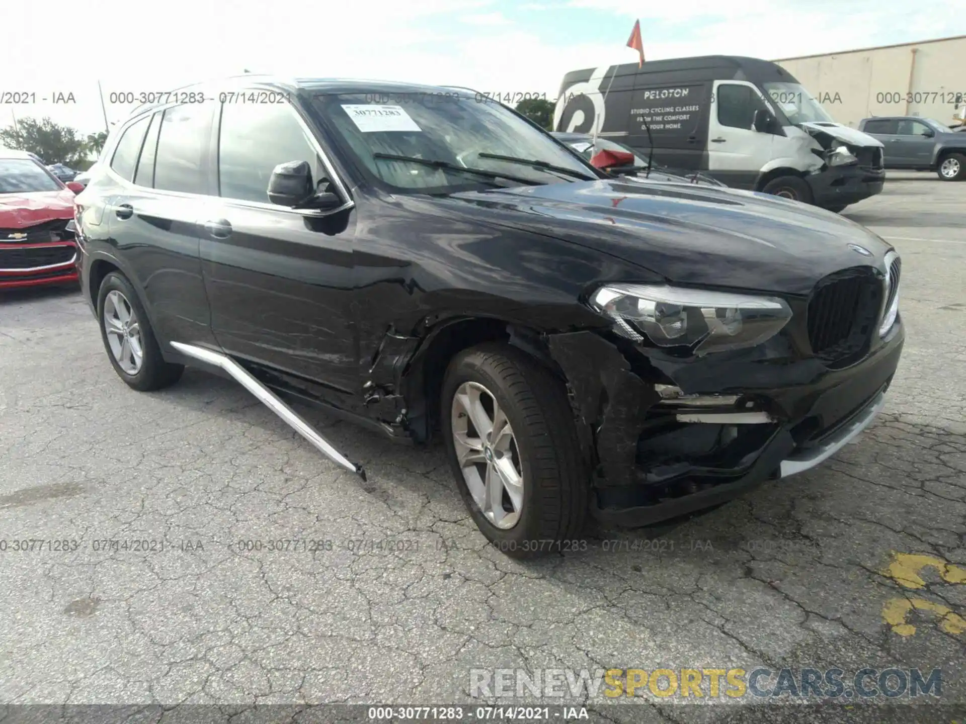 1 Photograph of a damaged car 5UXTR7C57KLF26857 BMW X3 2019