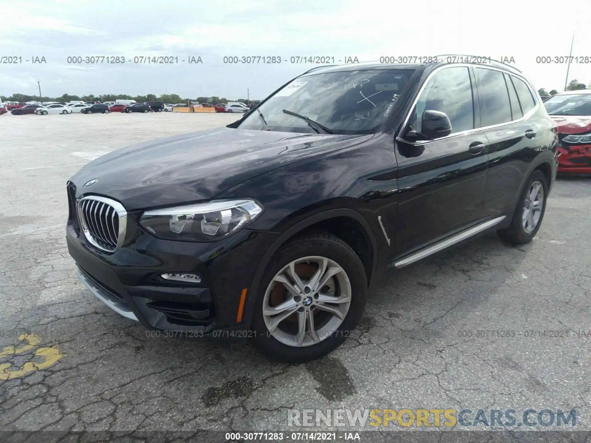 2 Photograph of a damaged car 5UXTR7C57KLF26857 BMW X3 2019