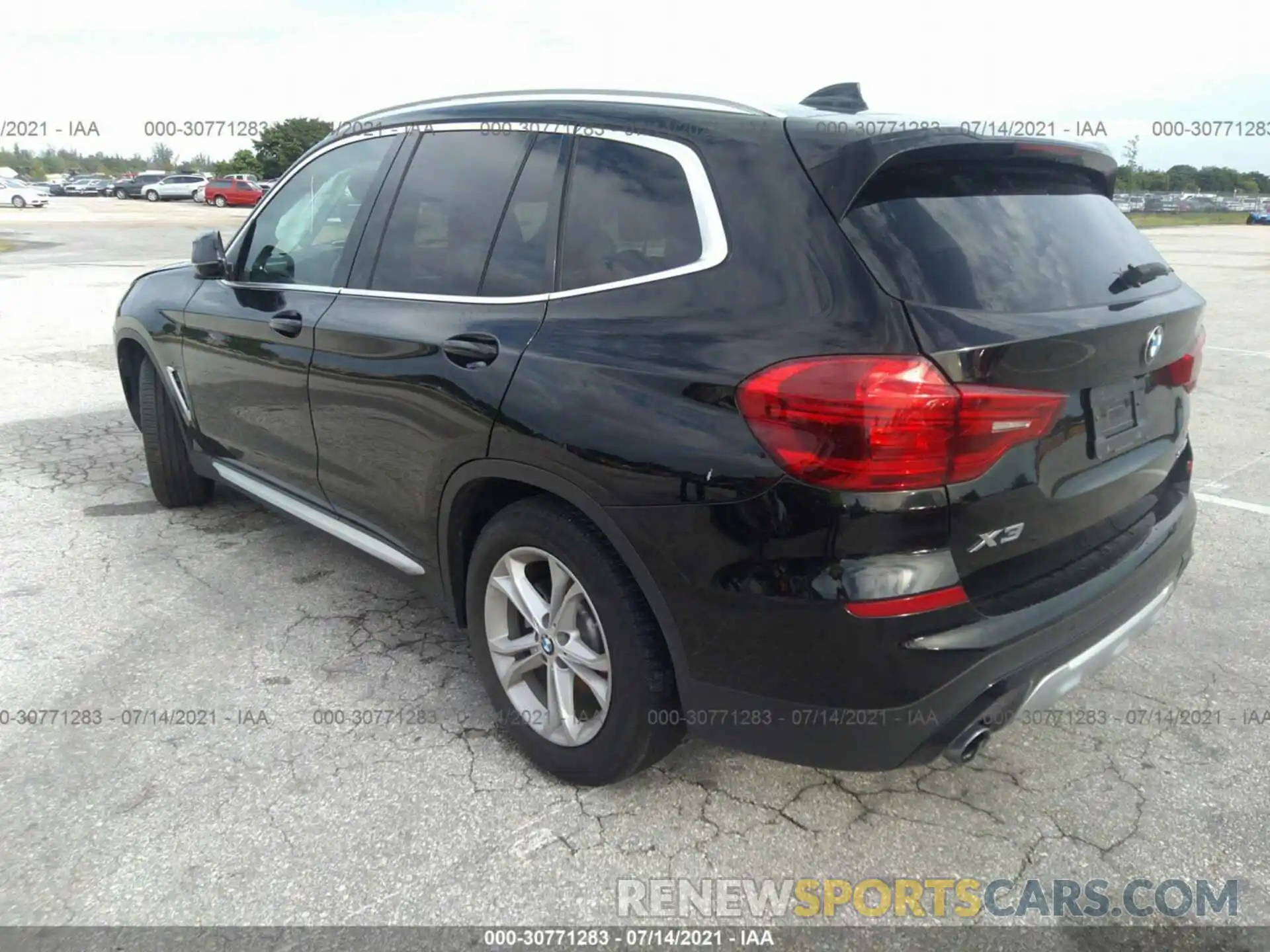 3 Photograph of a damaged car 5UXTR7C57KLF26857 BMW X3 2019