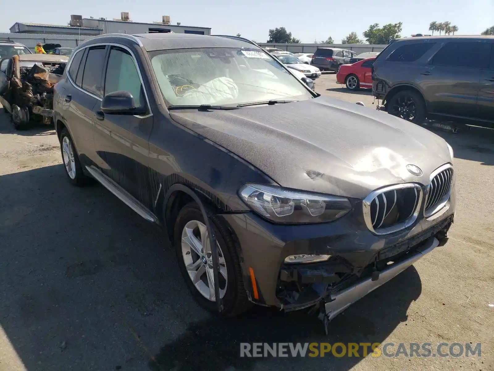 1 Photograph of a damaged car 5UXTR7C57KLF27653 BMW X3 2019