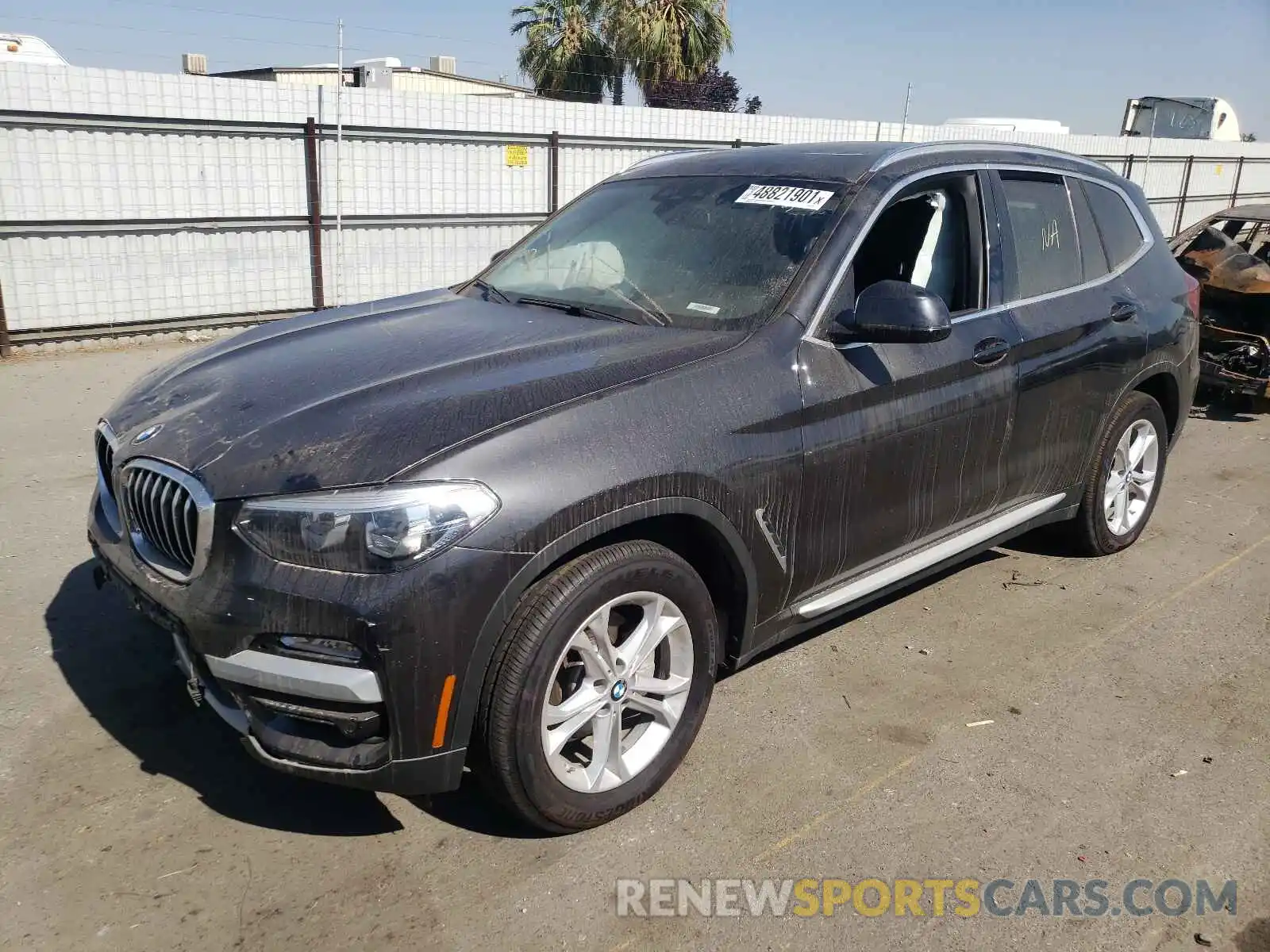 2 Photograph of a damaged car 5UXTR7C57KLF27653 BMW X3 2019