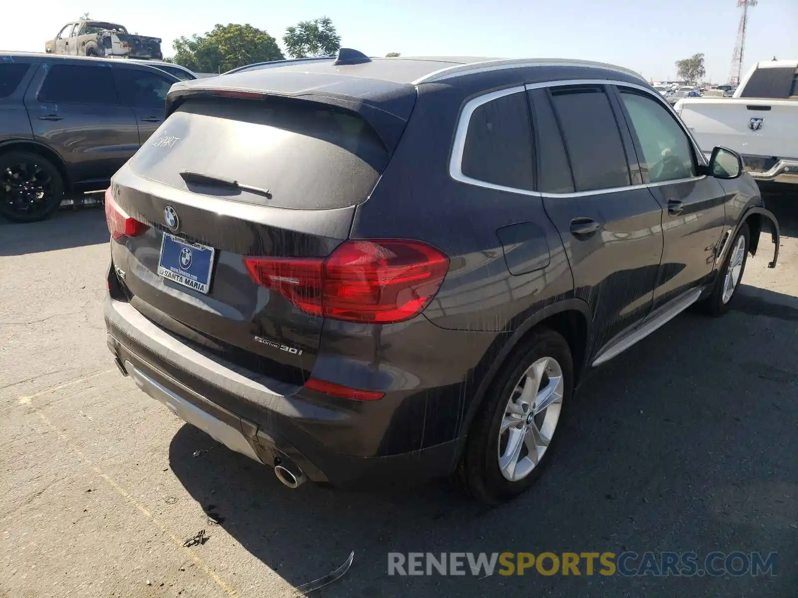 4 Photograph of a damaged car 5UXTR7C57KLF27653 BMW X3 2019