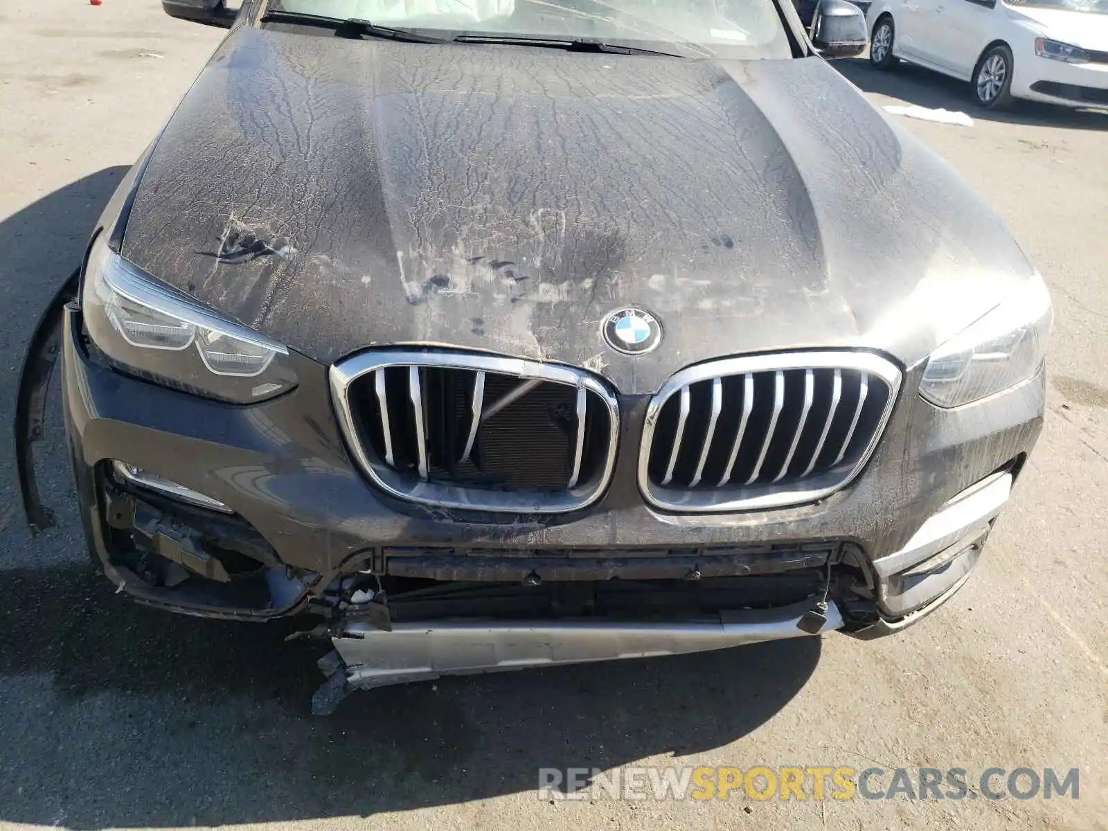 9 Photograph of a damaged car 5UXTR7C57KLF27653 BMW X3 2019