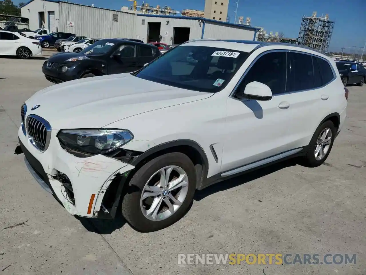 1 Photograph of a damaged car 5UXTR7C57KLF28236 BMW X3 2019