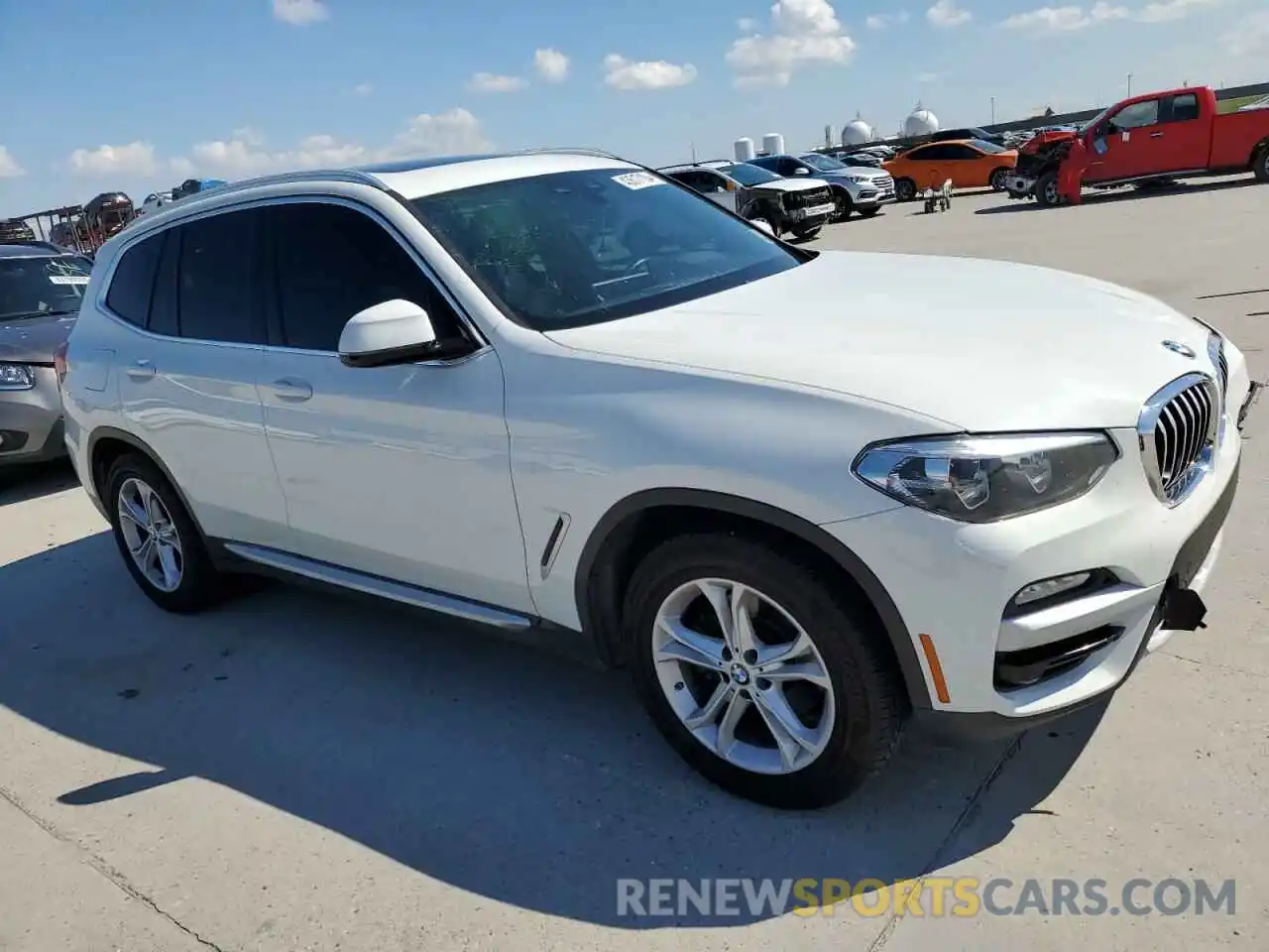 4 Photograph of a damaged car 5UXTR7C57KLF28236 BMW X3 2019