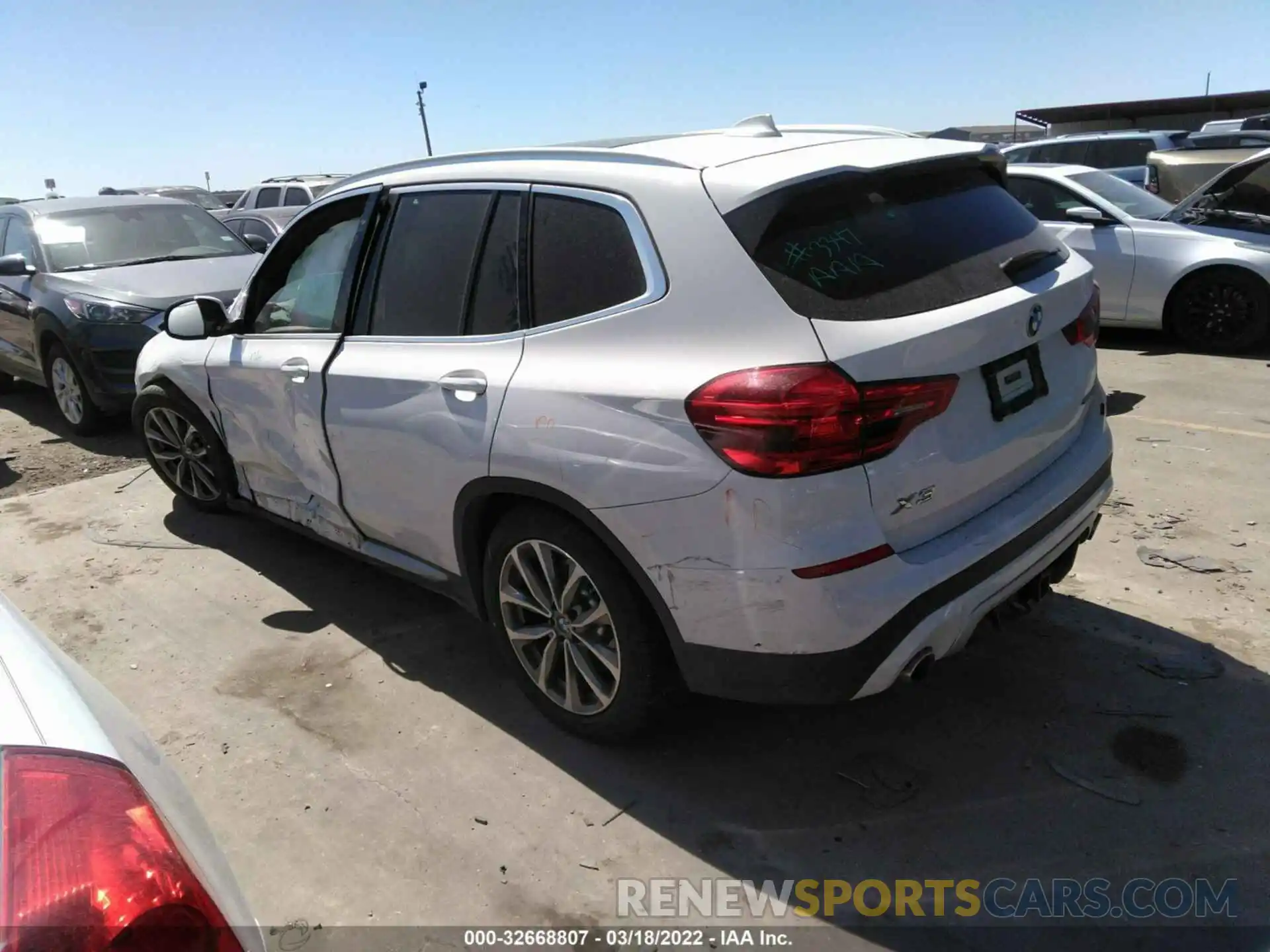 3 Photograph of a damaged car 5UXTR7C57KLF29029 BMW X3 2019