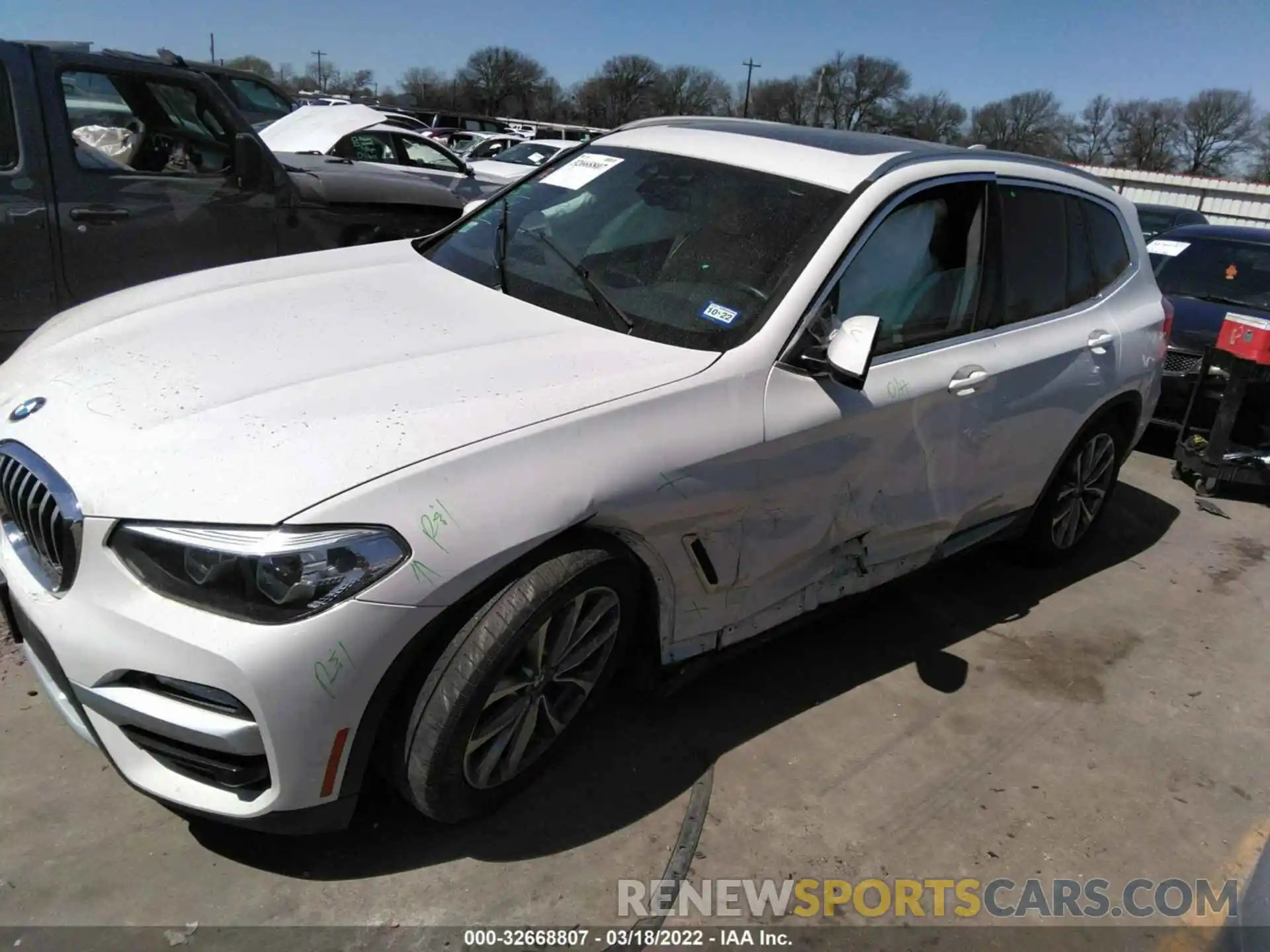 6 Photograph of a damaged car 5UXTR7C57KLF29029 BMW X3 2019