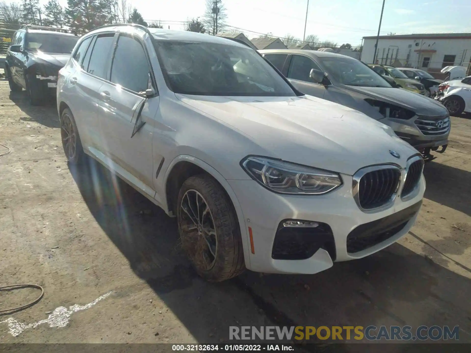 1 Photograph of a damaged car 5UXTR7C57KLF30343 BMW X3 2019