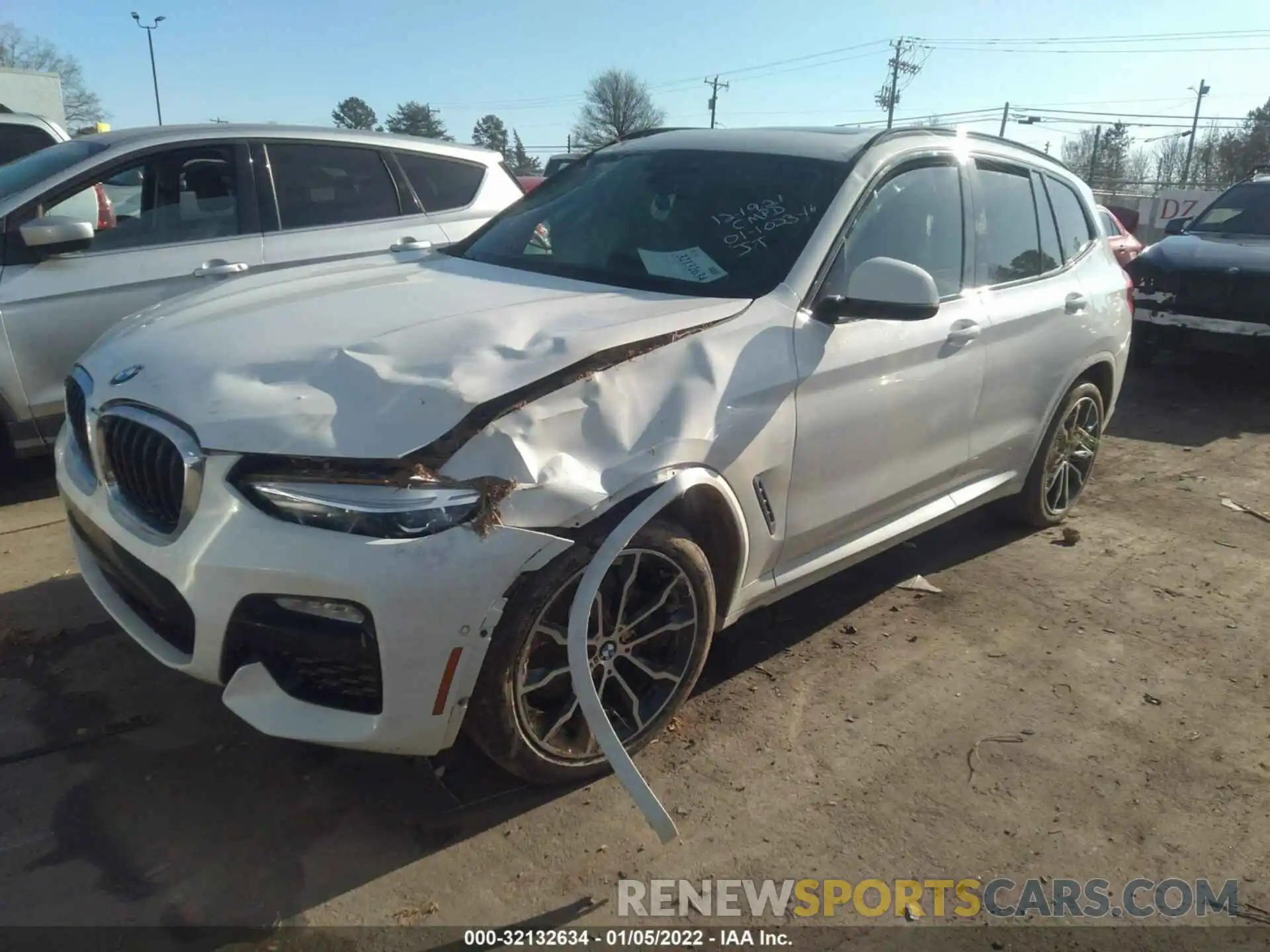 2 Photograph of a damaged car 5UXTR7C57KLF30343 BMW X3 2019