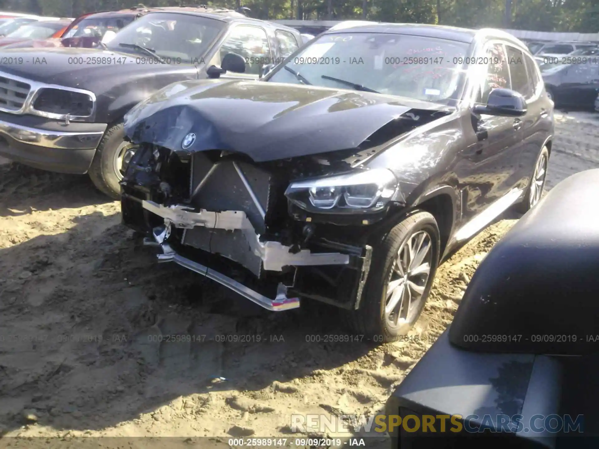 2 Photograph of a damaged car 5UXTR7C57KLF31198 BMW X3 2019