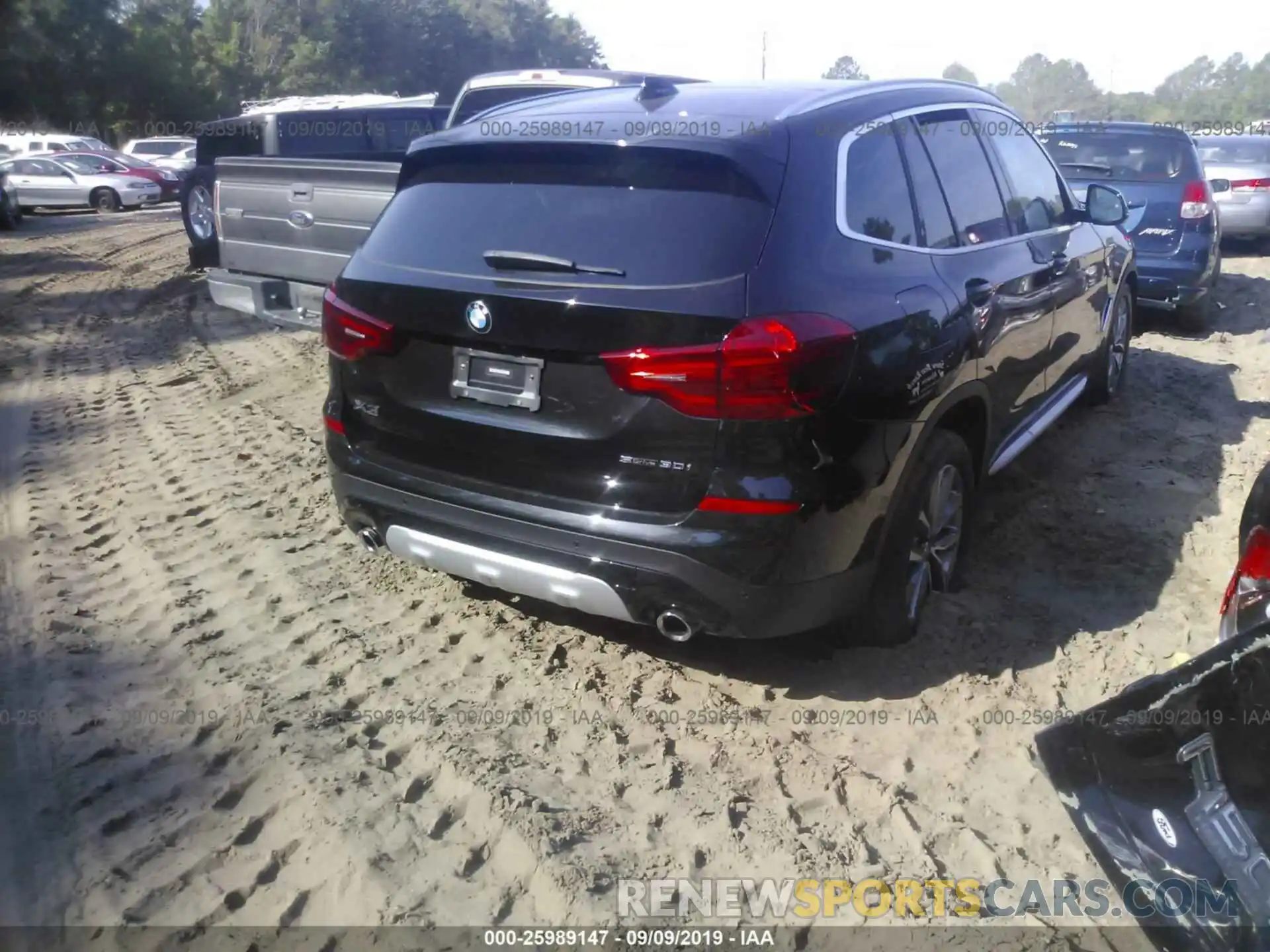 4 Photograph of a damaged car 5UXTR7C57KLF31198 BMW X3 2019