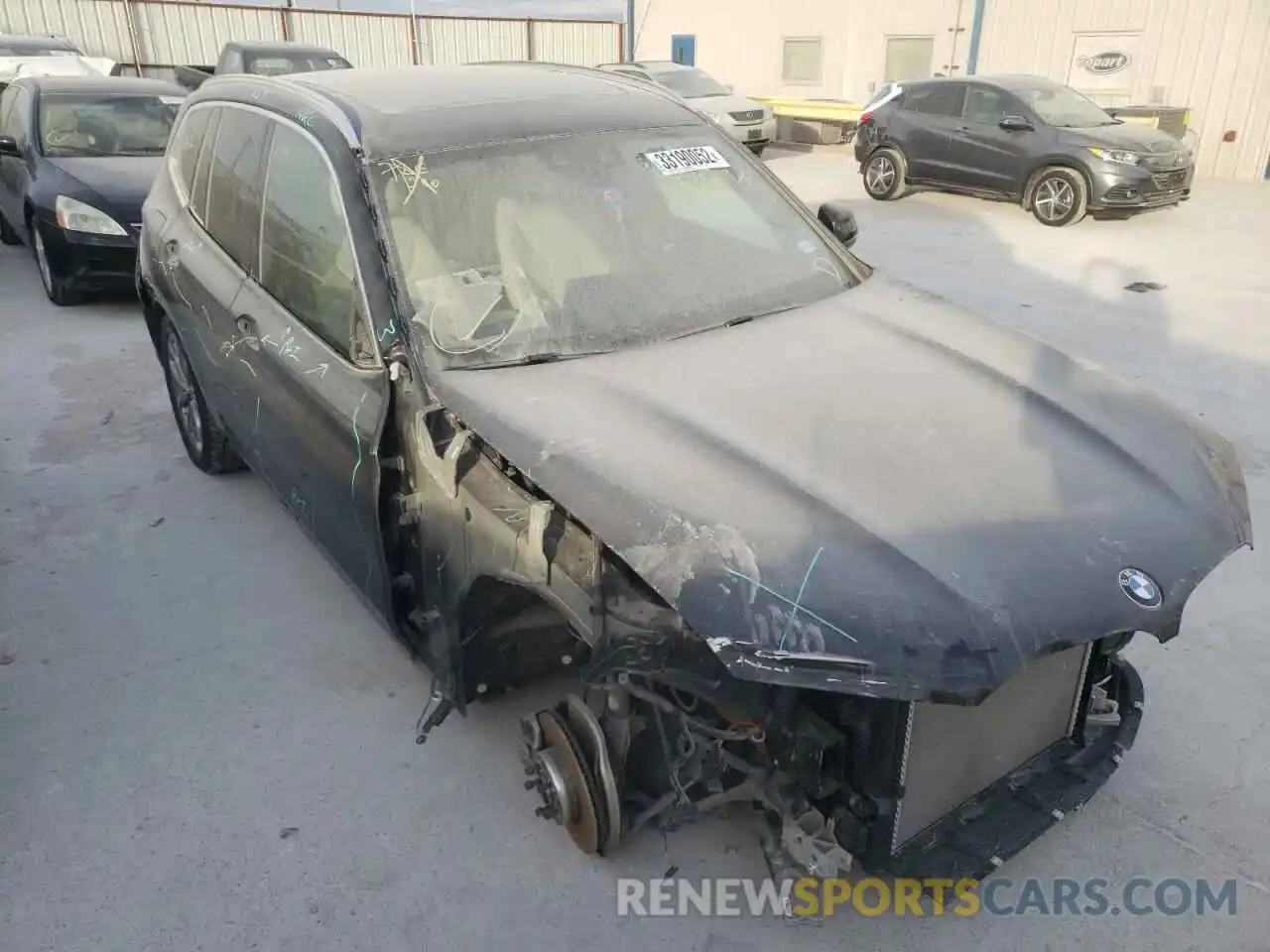 1 Photograph of a damaged car 5UXTR7C57KLF31279 BMW X3 2019