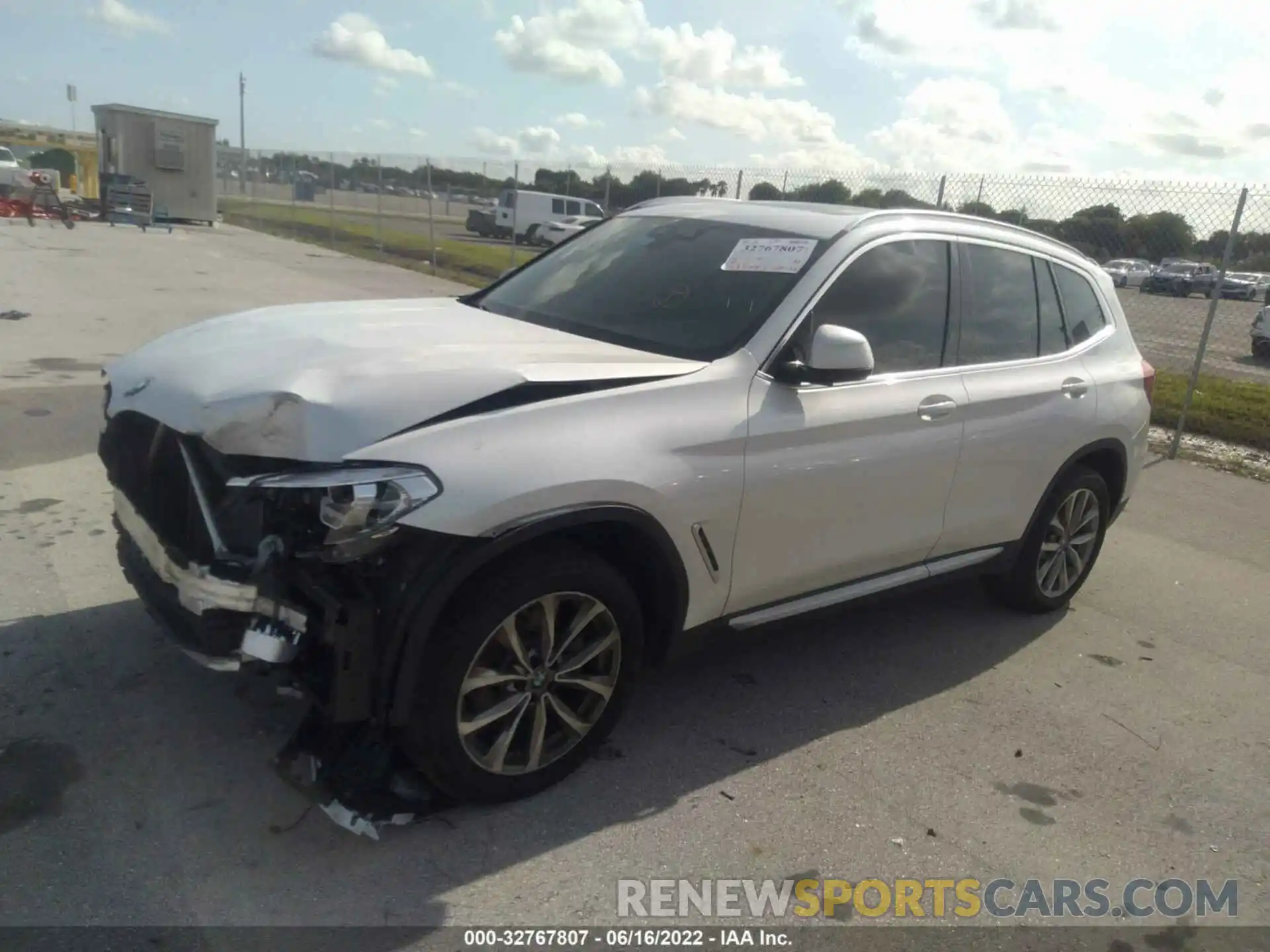 2 Photograph of a damaged car 5UXTR7C57KLF33159 BMW X3 2019