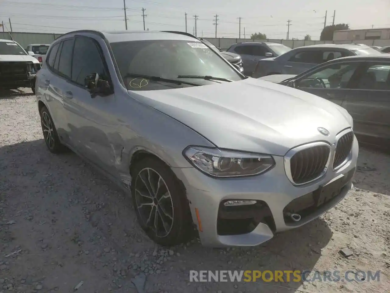 1 Photograph of a damaged car 5UXTR7C57KLF33632 BMW X3 2019