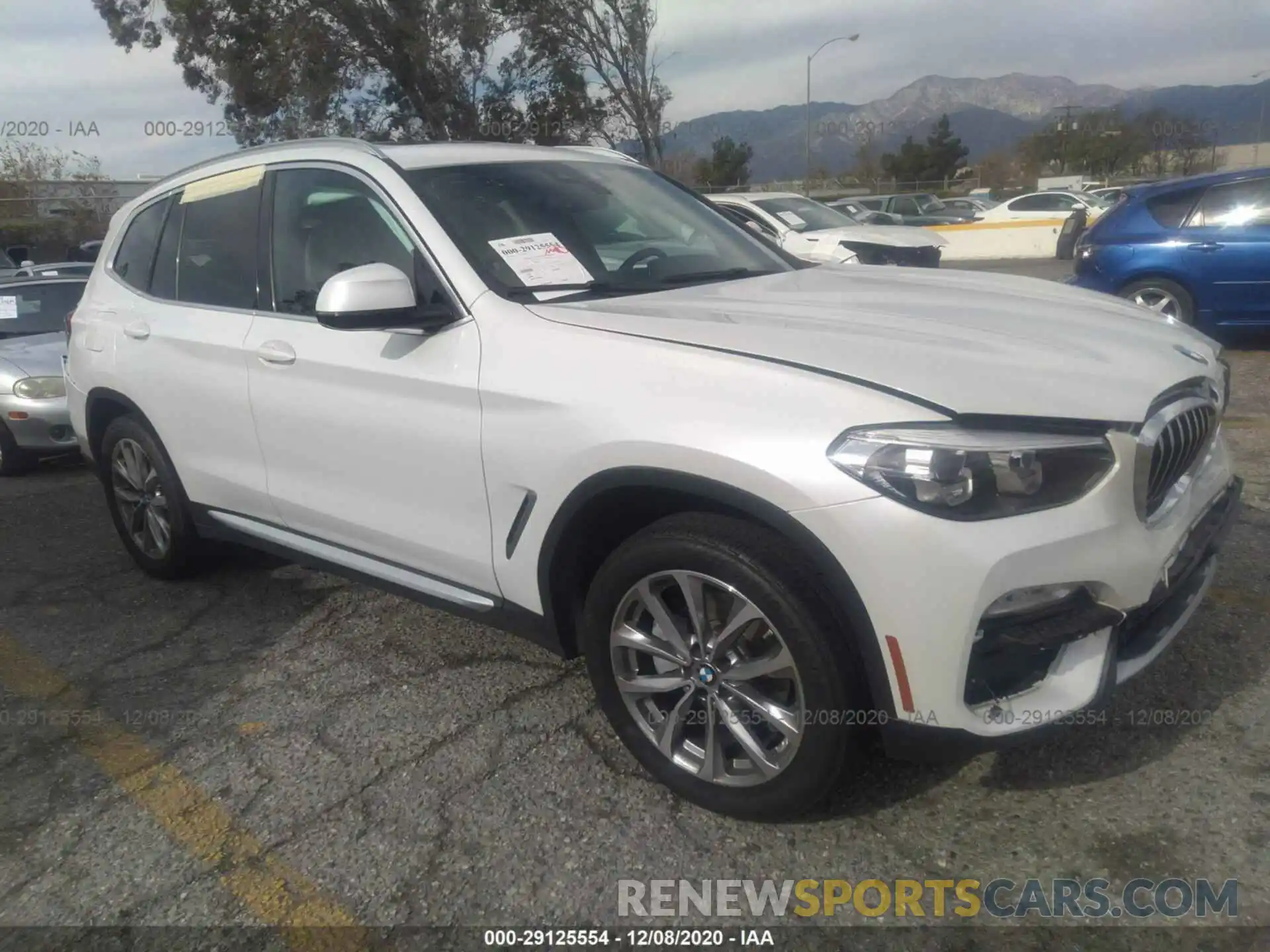 1 Photograph of a damaged car 5UXTR7C57KLF33842 BMW X3 2019