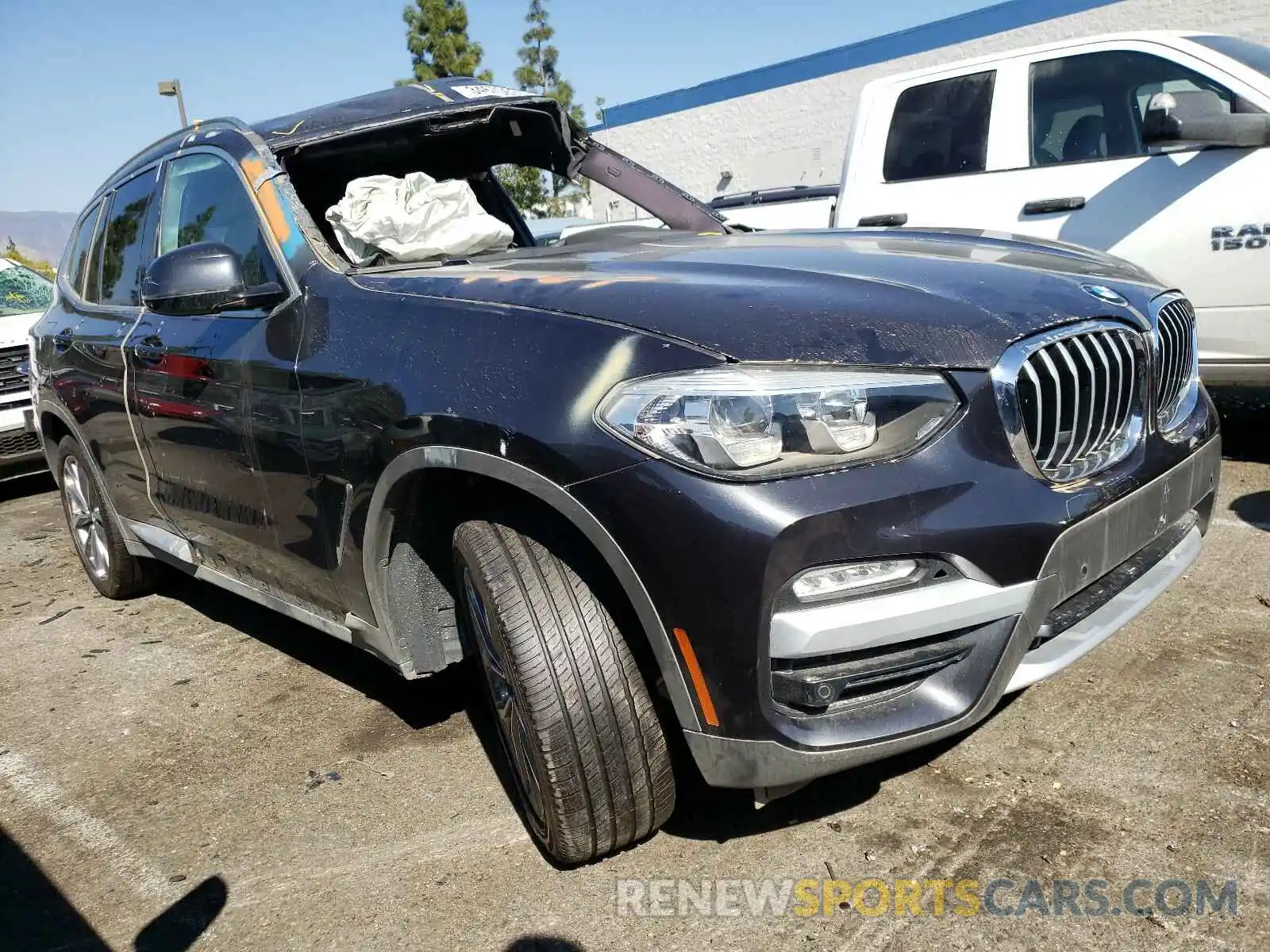 1 Photograph of a damaged car 5UXTR7C57KLF34067 BMW X3 2019