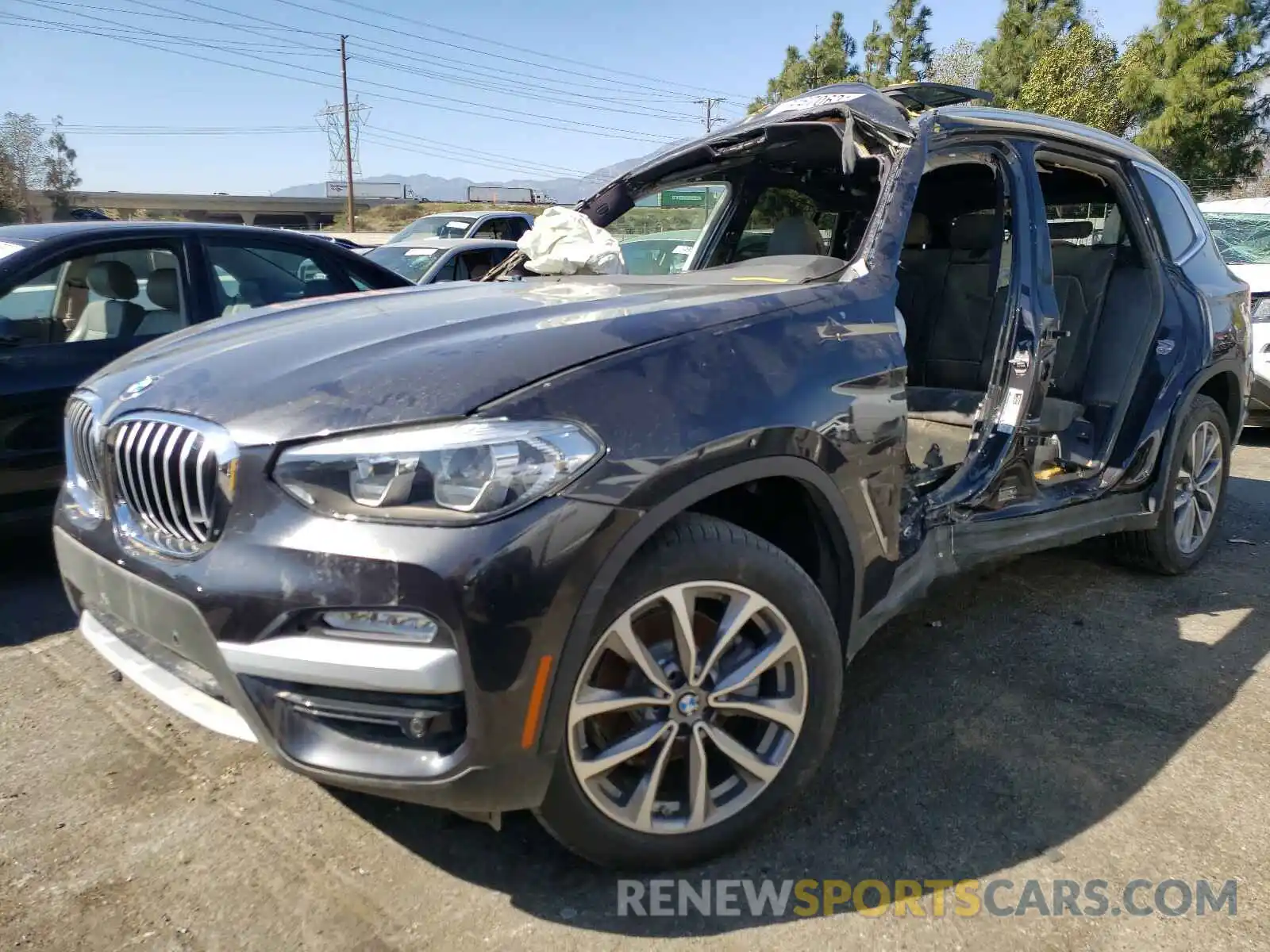 2 Photograph of a damaged car 5UXTR7C57KLF34067 BMW X3 2019