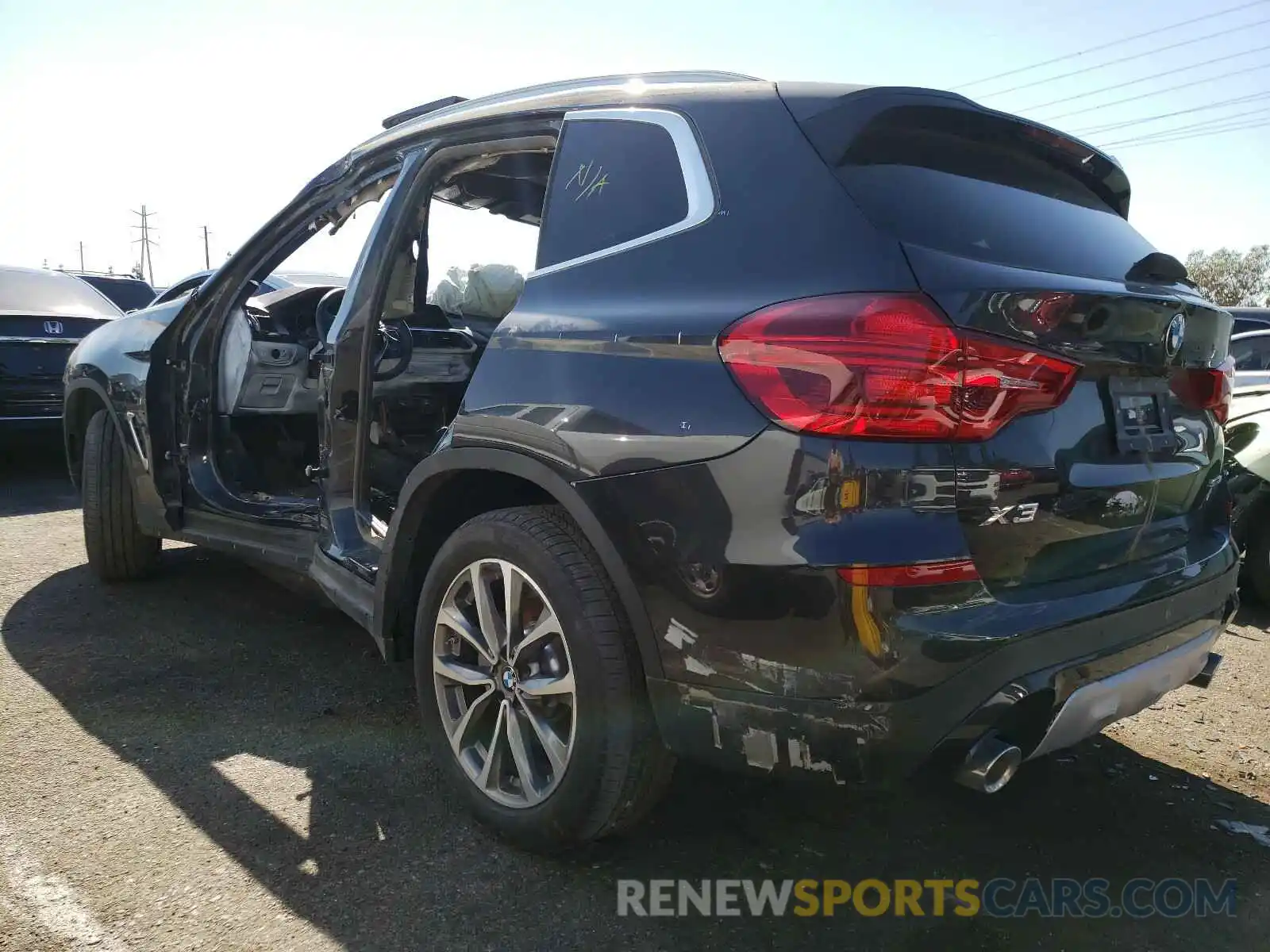 3 Photograph of a damaged car 5UXTR7C57KLF34067 BMW X3 2019