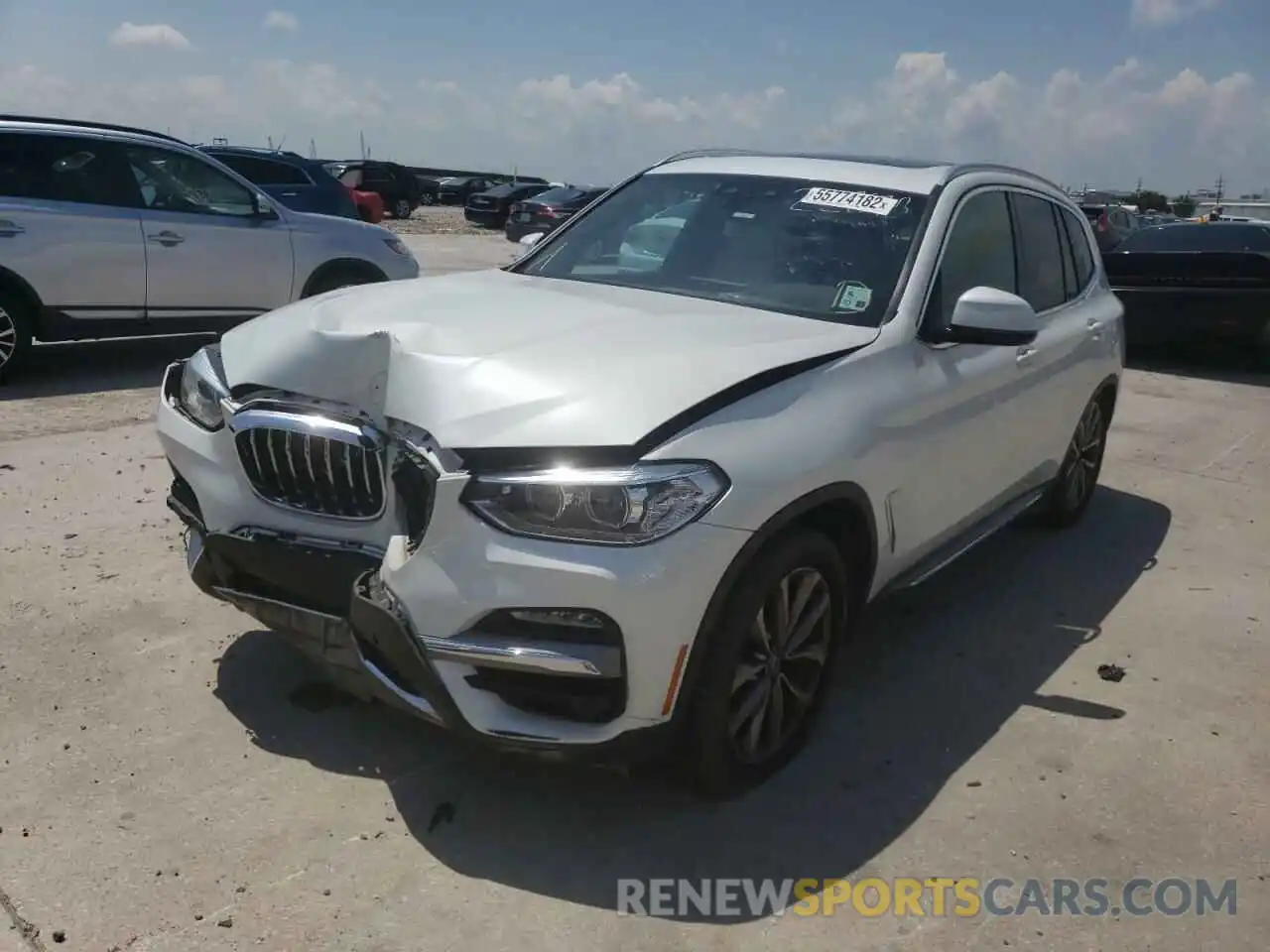 2 Photograph of a damaged car 5UXTR7C57KLF34554 BMW X3 2019