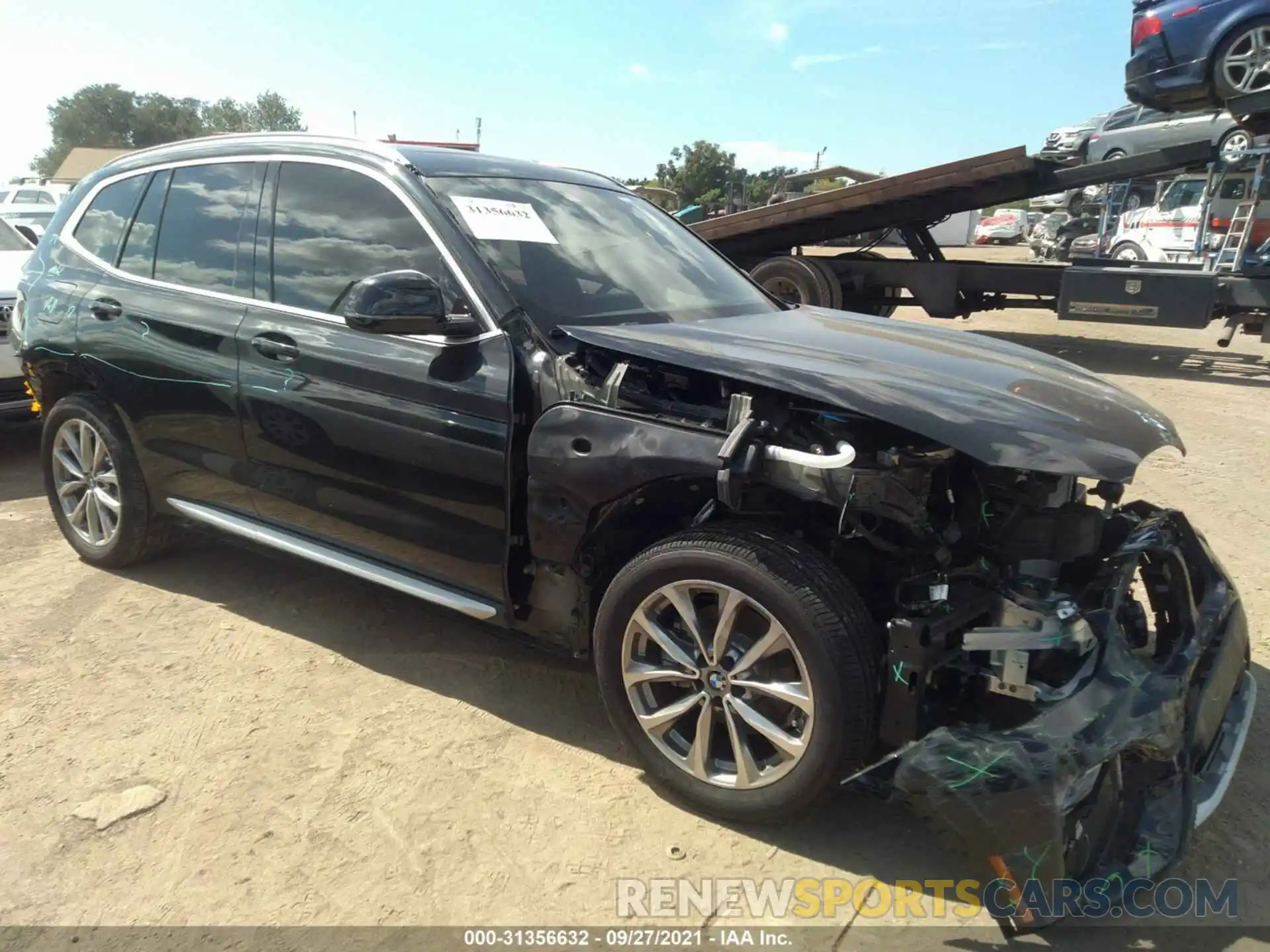 1 Photograph of a damaged car 5UXTR7C57KLF34716 BMW X3 2019