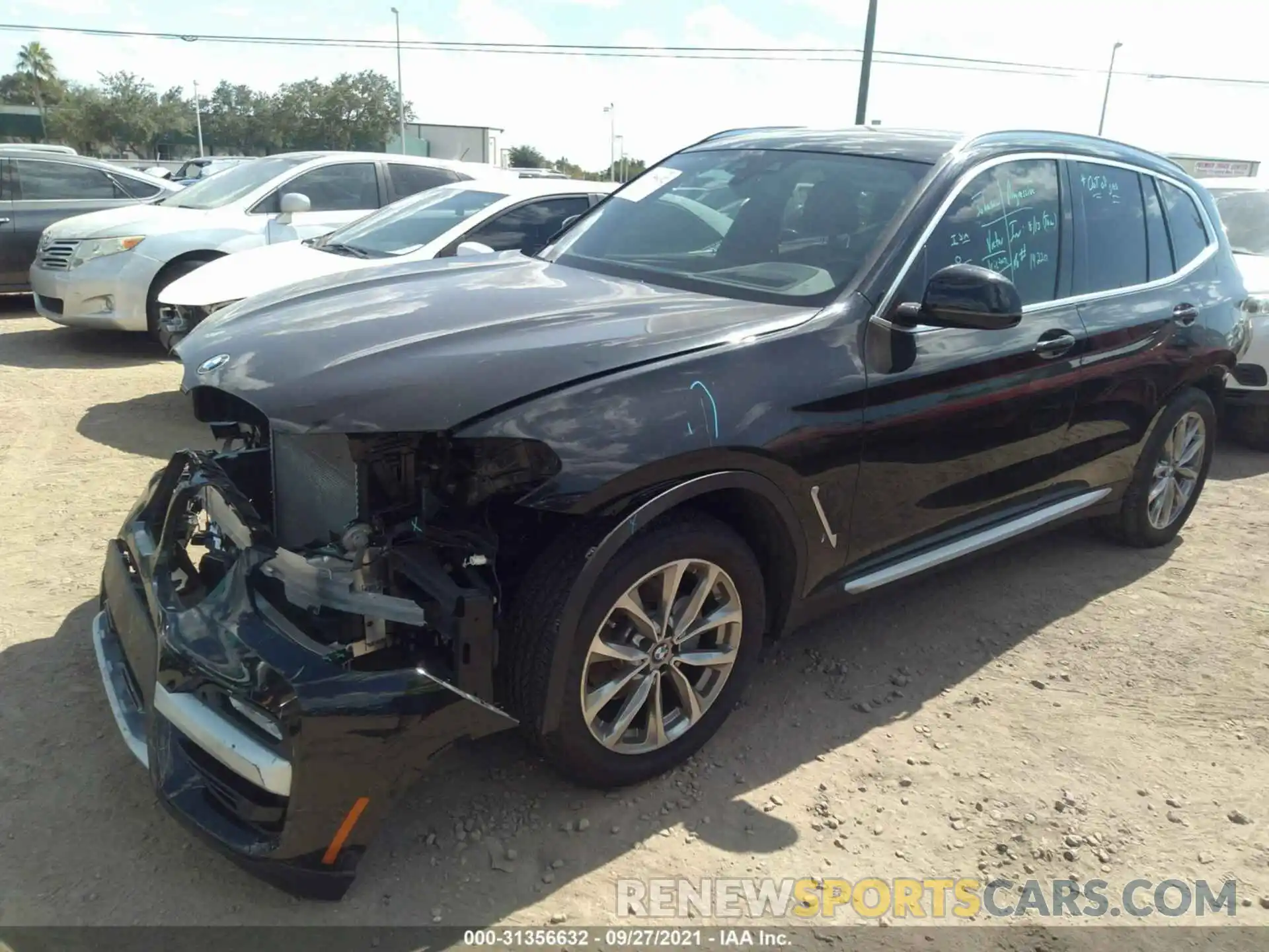 2 Photograph of a damaged car 5UXTR7C57KLF34716 BMW X3 2019