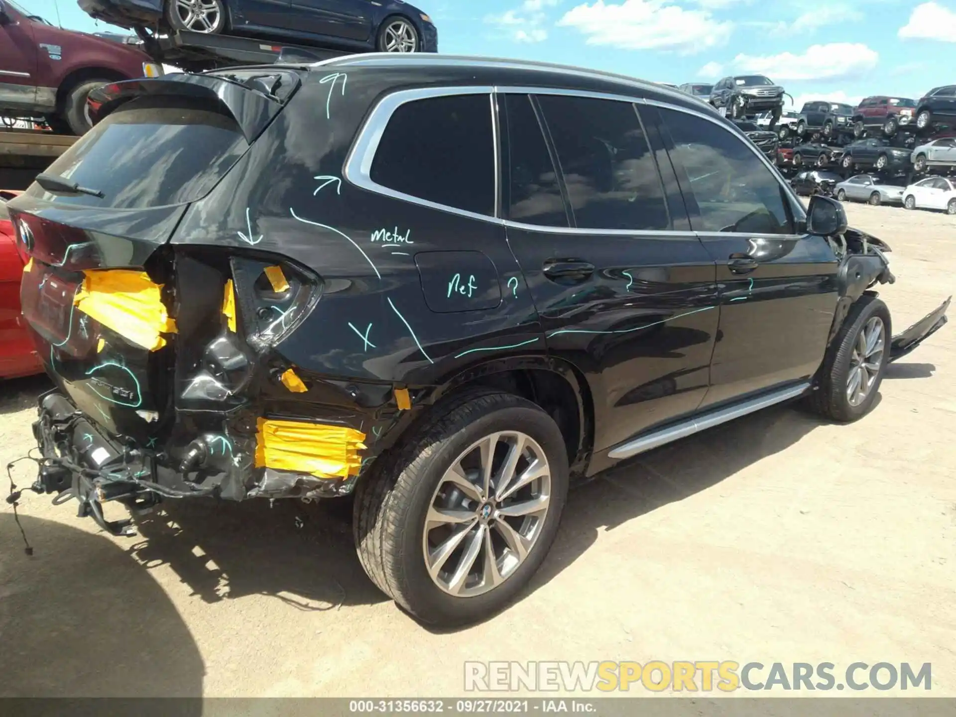 4 Photograph of a damaged car 5UXTR7C57KLF34716 BMW X3 2019