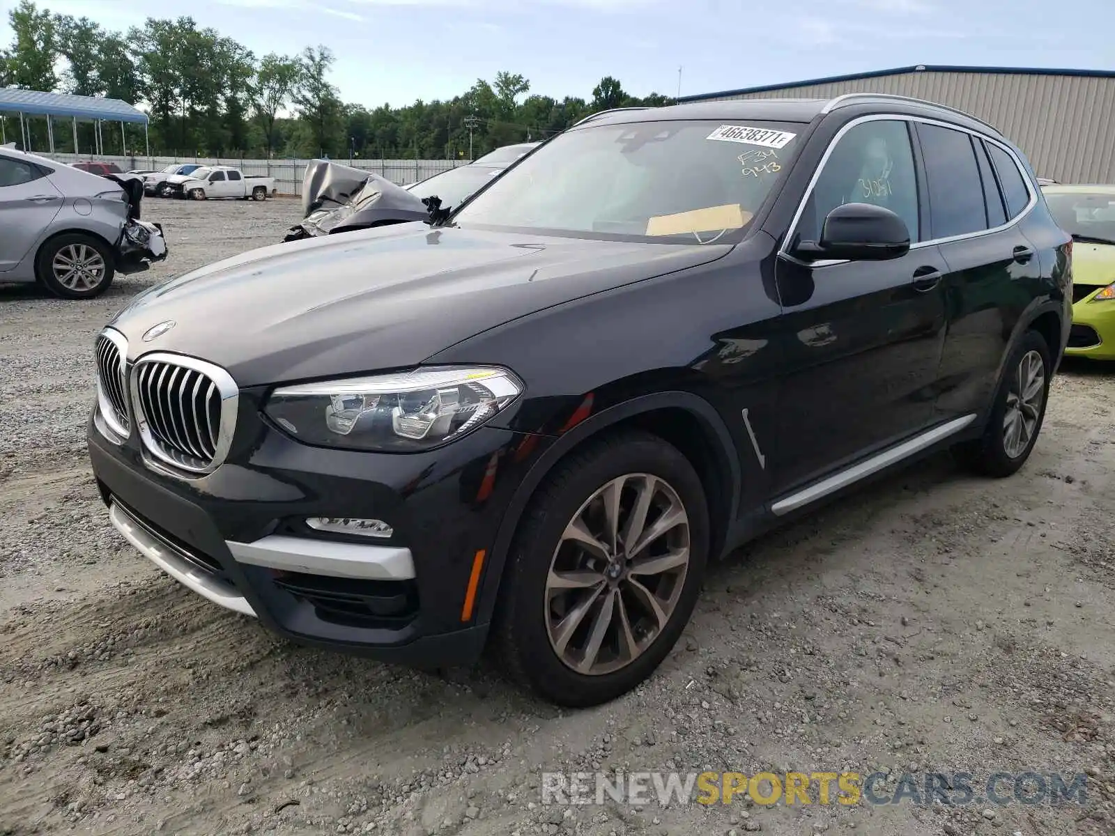 2 Photograph of a damaged car 5UXTR7C57KLF34943 BMW X3 2019