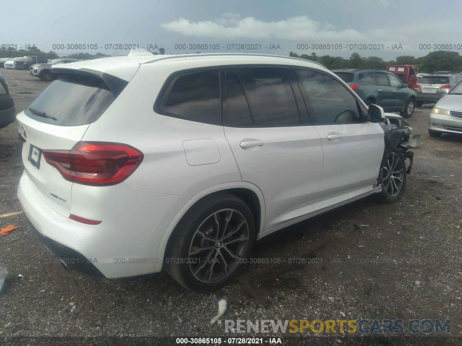 4 Photograph of a damaged car 5UXTR7C57KLF35087 BMW X3 2019