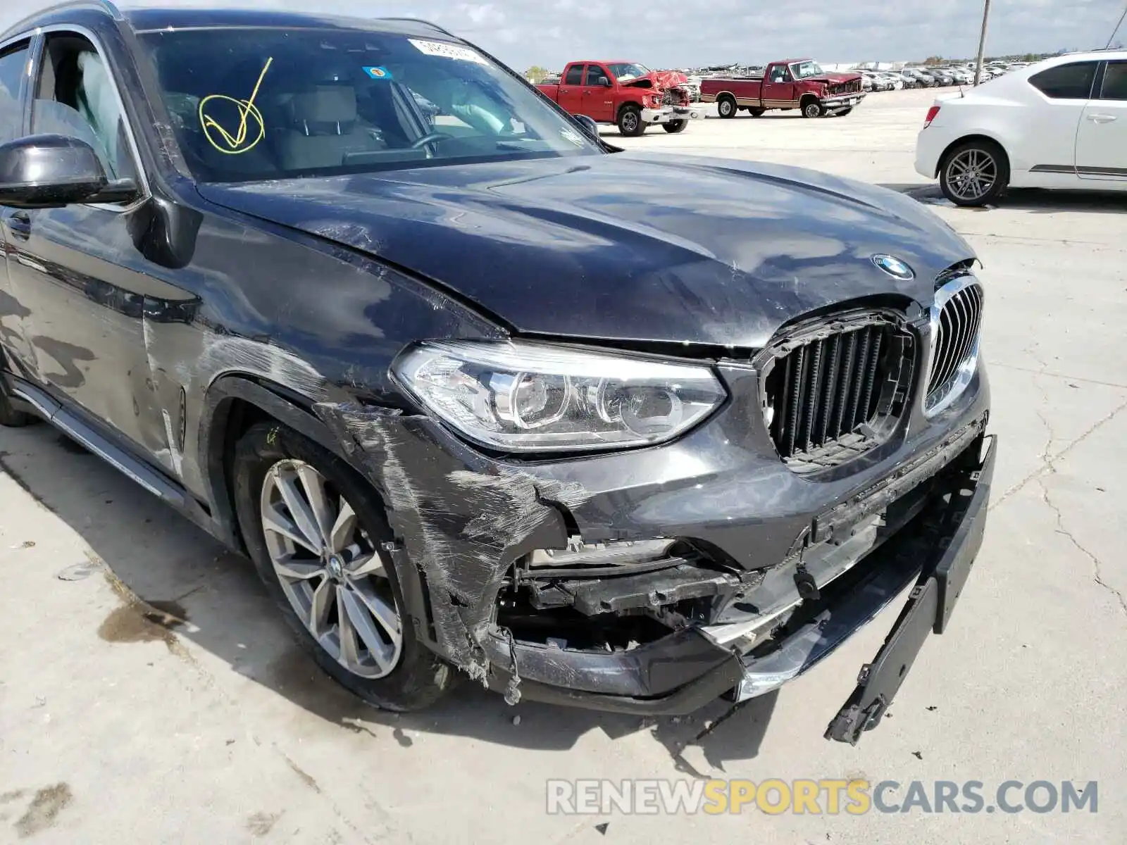 9 Photograph of a damaged car 5UXTR7C57KLF35512 BMW X3 2019