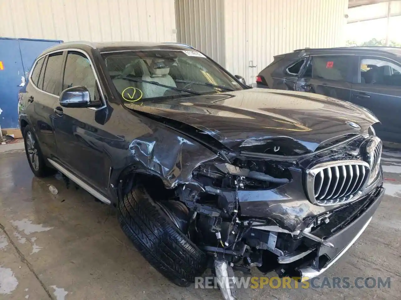 1 Photograph of a damaged car 5UXTR7C57KLF35591 BMW X3 2019