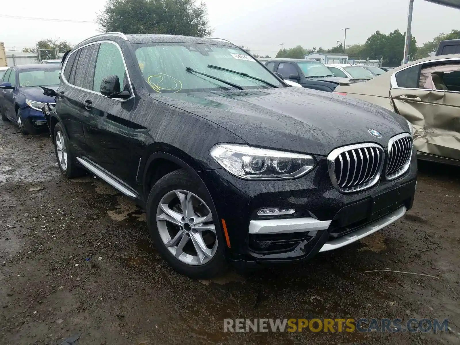 1 Photograph of a damaged car 5UXTR7C57KLR38760 BMW X3 2019