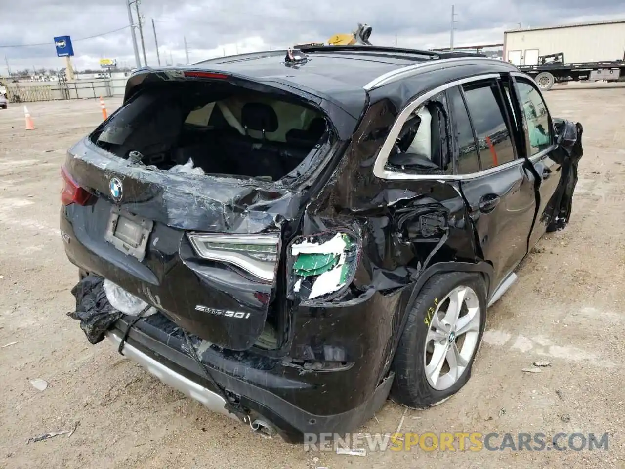 4 Photograph of a damaged car 5UXTR7C57KLR43862 BMW X3 2019