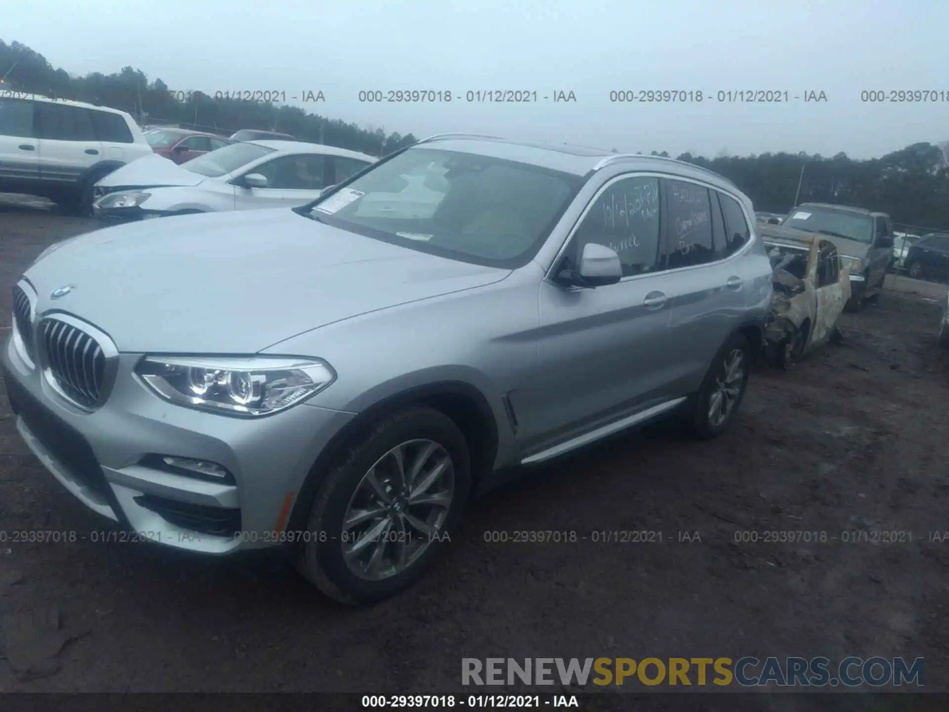 2 Фотография поврежденного автомобиля 5UXTR7C57KLR44722 BMW X3 2019