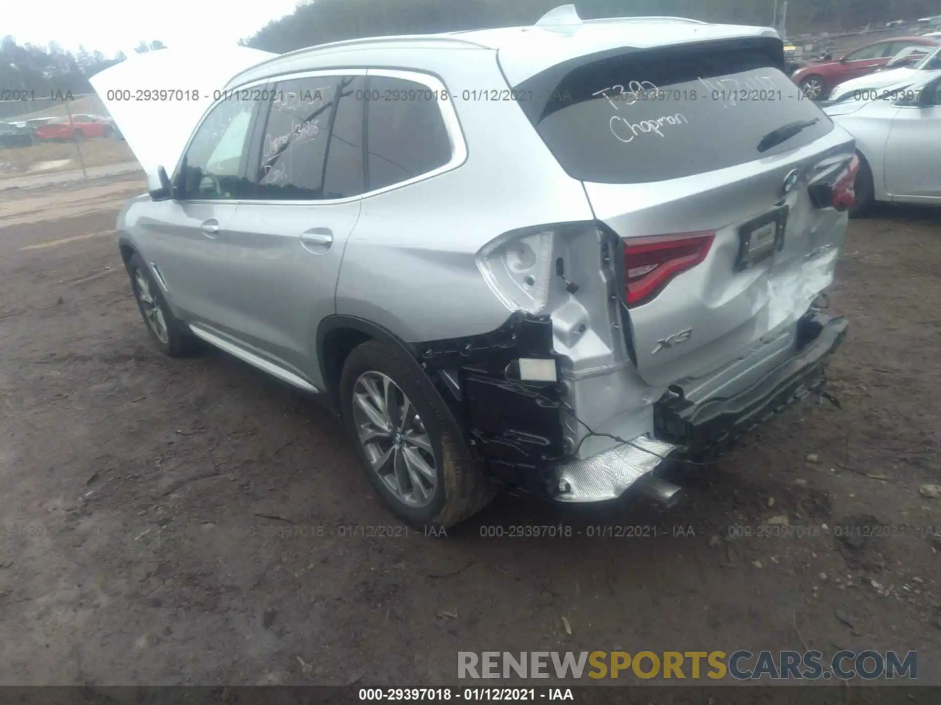 3 Photograph of a damaged car 5UXTR7C57KLR44722 BMW X3 2019