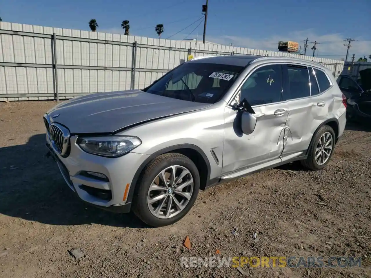 2 Фотография поврежденного автомобиля 5UXTR7C57KLR45384 BMW X3 2019