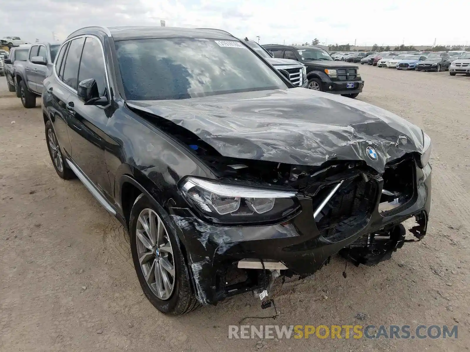 1 Photograph of a damaged car 5UXTR7C57KLR46485 BMW X3 2019