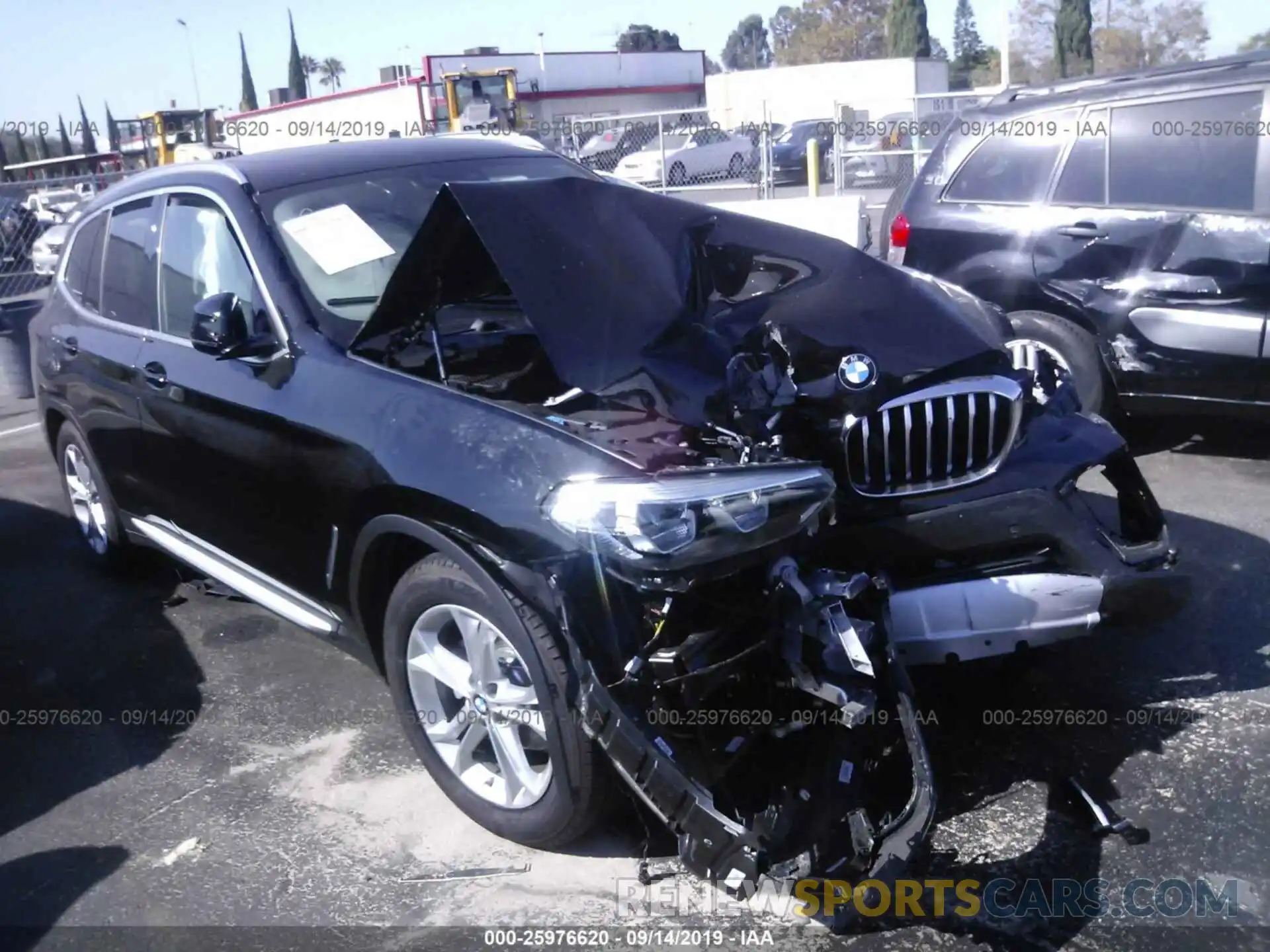 1 Photograph of a damaged car 5UXTR7C57KLR48530 BMW X3 2019