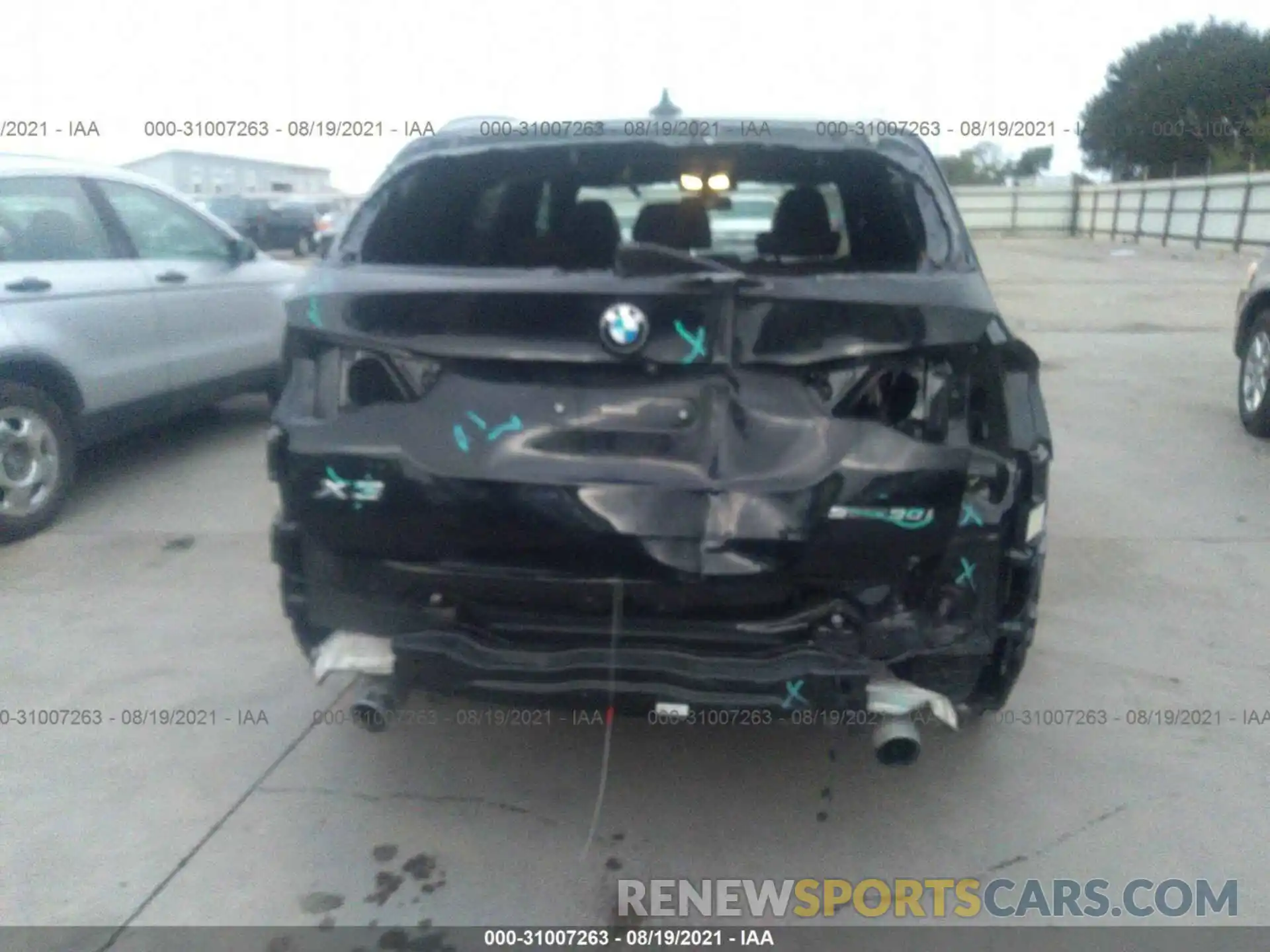 6 Photograph of a damaged car 5UXTR7C57KLR48835 BMW X3 2019