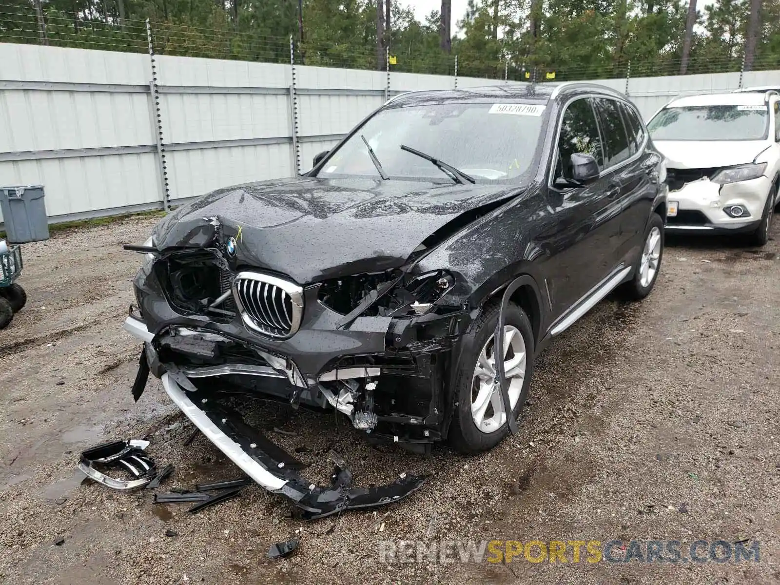 2 Photograph of a damaged car 5UXTR7C57KLR49922 BMW X3 2019