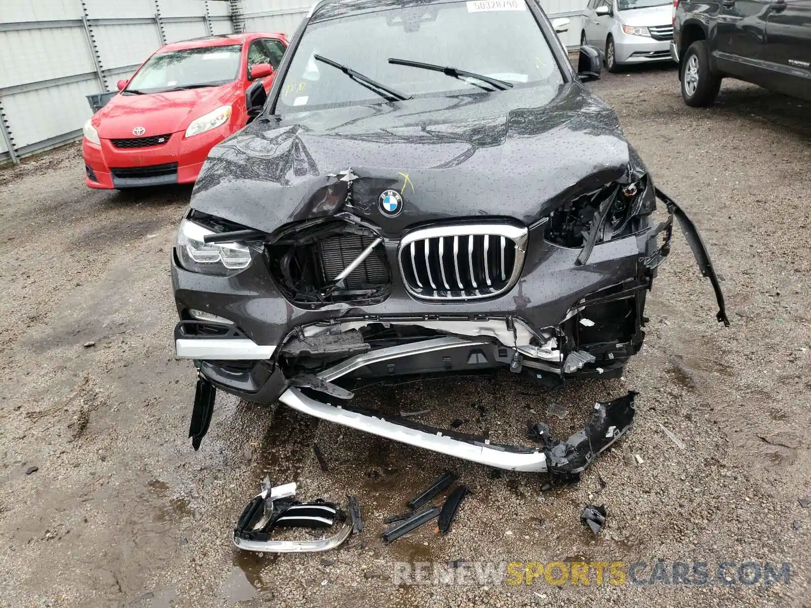 9 Photograph of a damaged car 5UXTR7C57KLR49922 BMW X3 2019