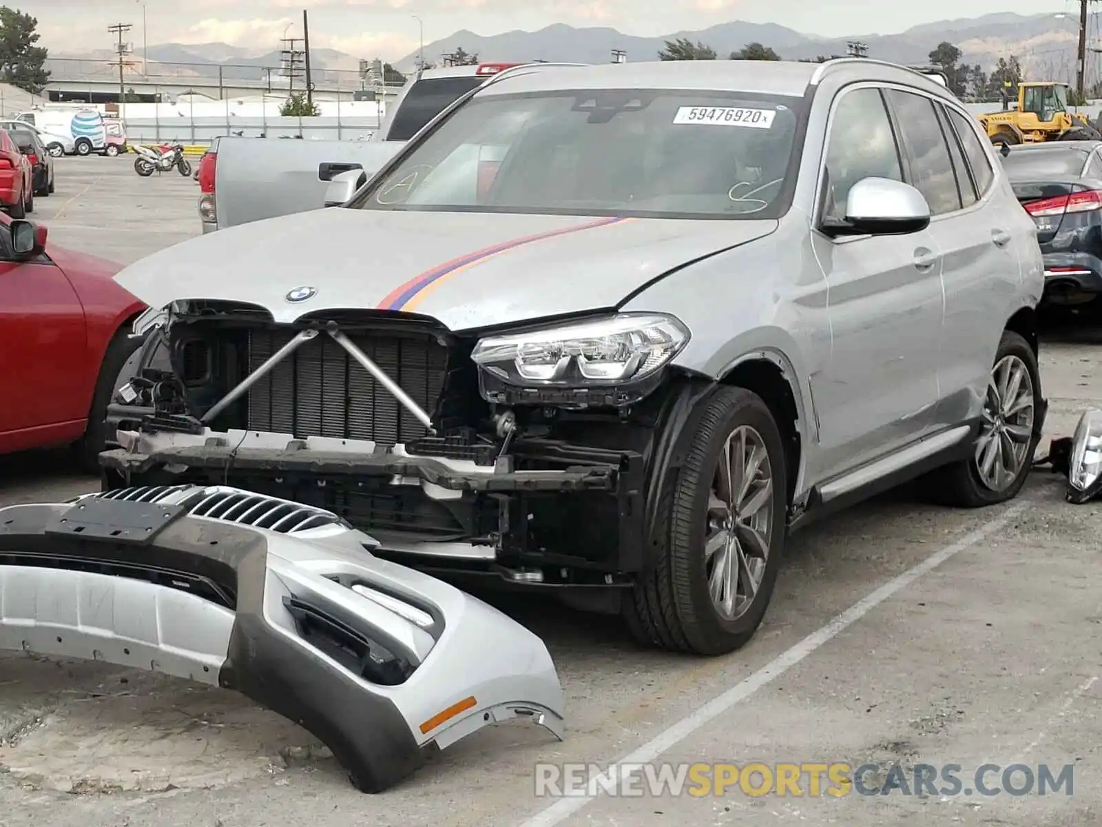 2 Photograph of a damaged car 5UXTR7C57KLR50830 BMW X3 2019