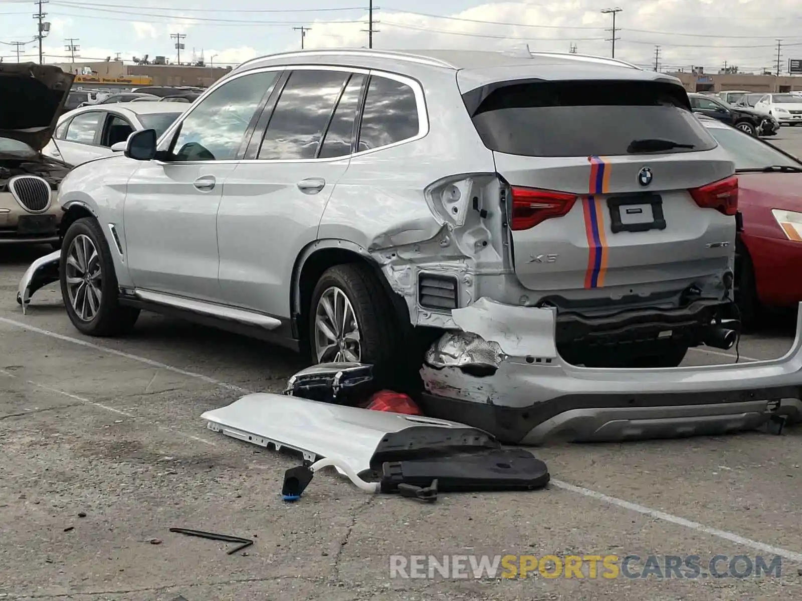 3 Photograph of a damaged car 5UXTR7C57KLR50830 BMW X3 2019