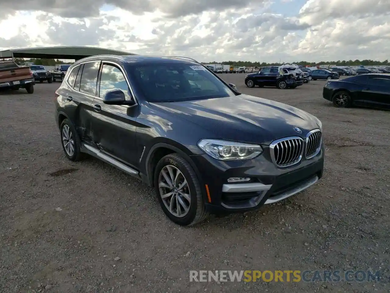 1 Photograph of a damaged car 5UXTR7C57KLR53467 BMW X3 2019