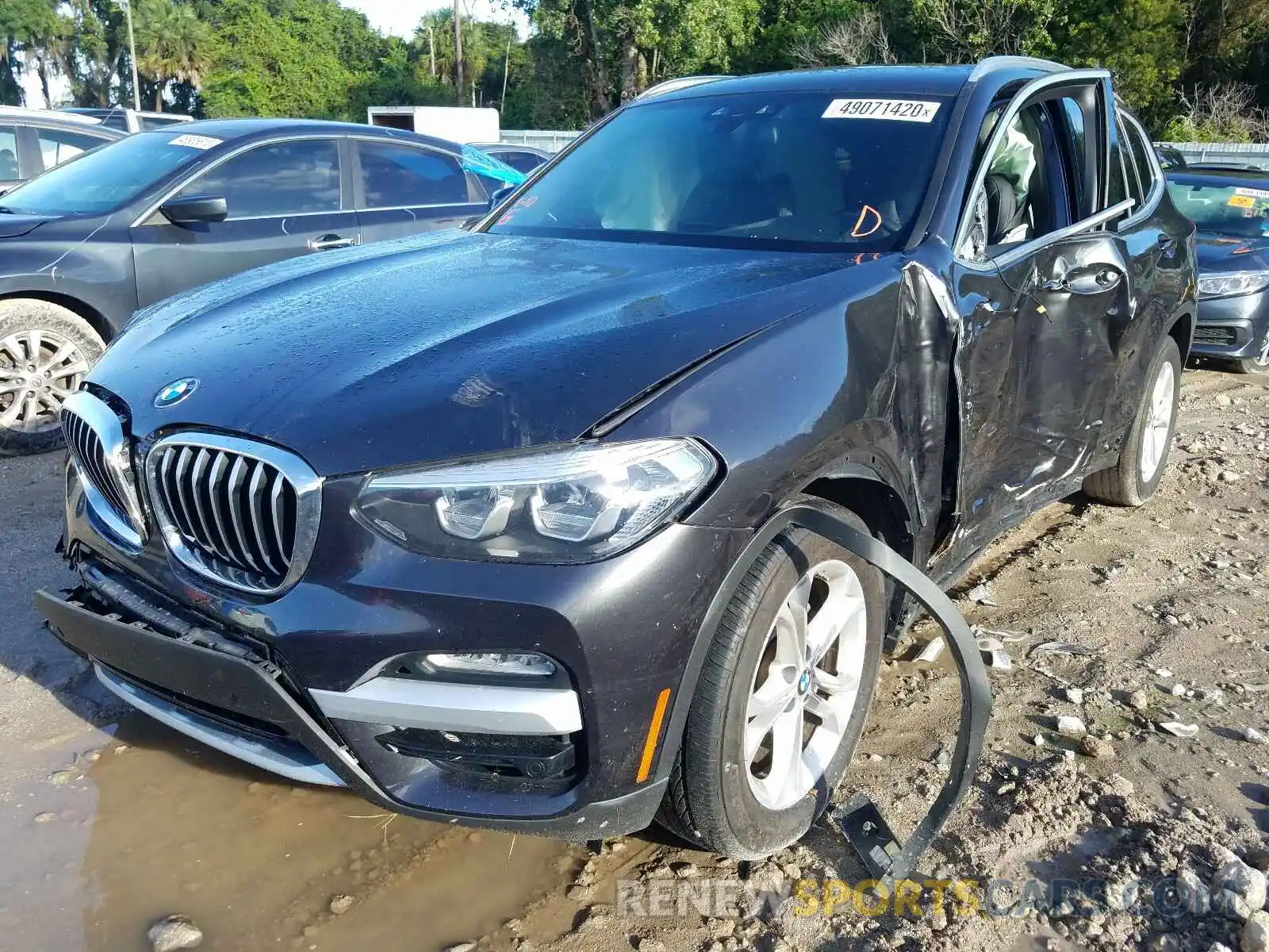 2 Photograph of a damaged car 5UXTR7C58KLE93450 BMW X3 2019