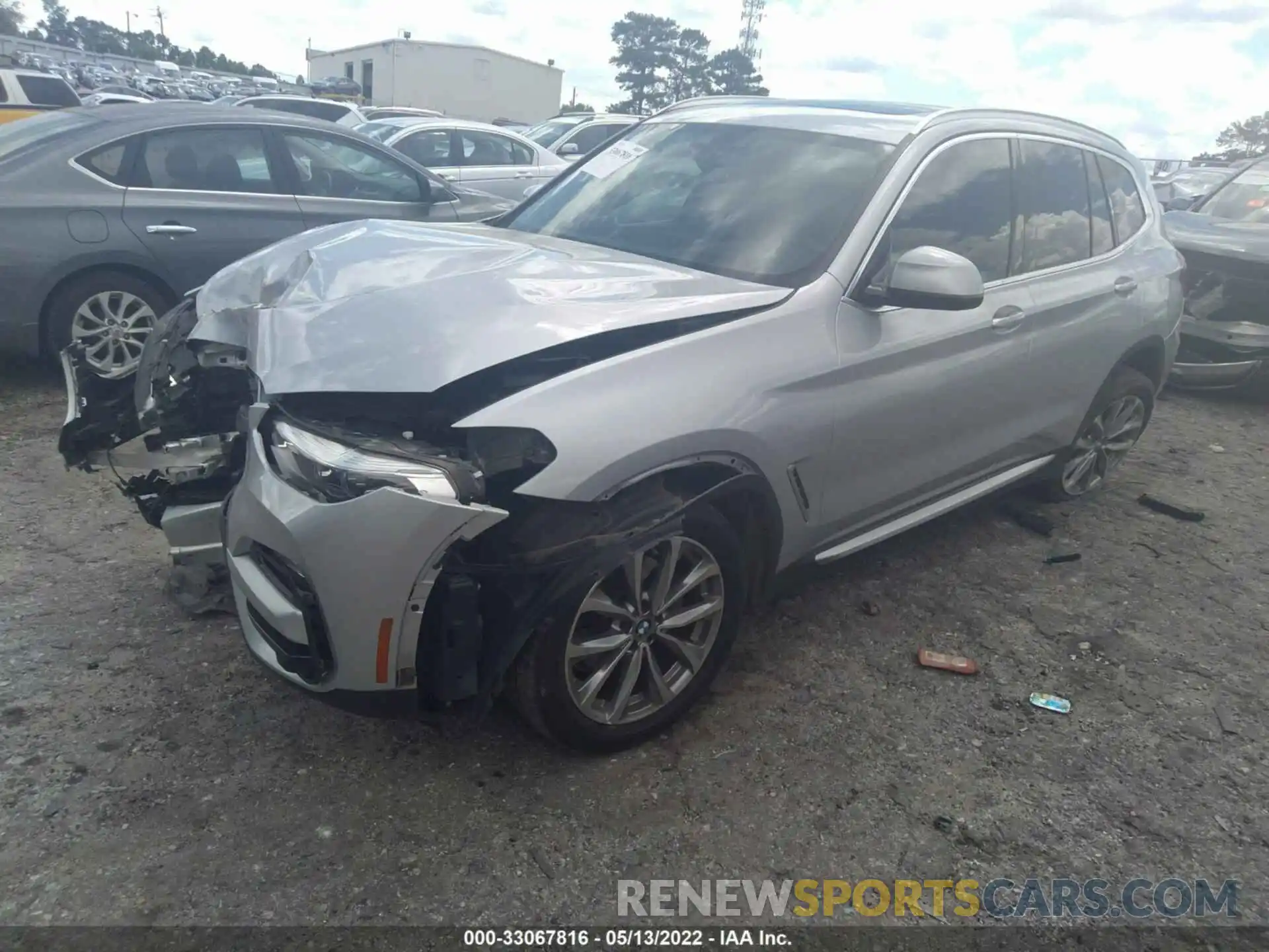 2 Photograph of a damaged car 5UXTR7C58KLE93528 BMW X3 2019