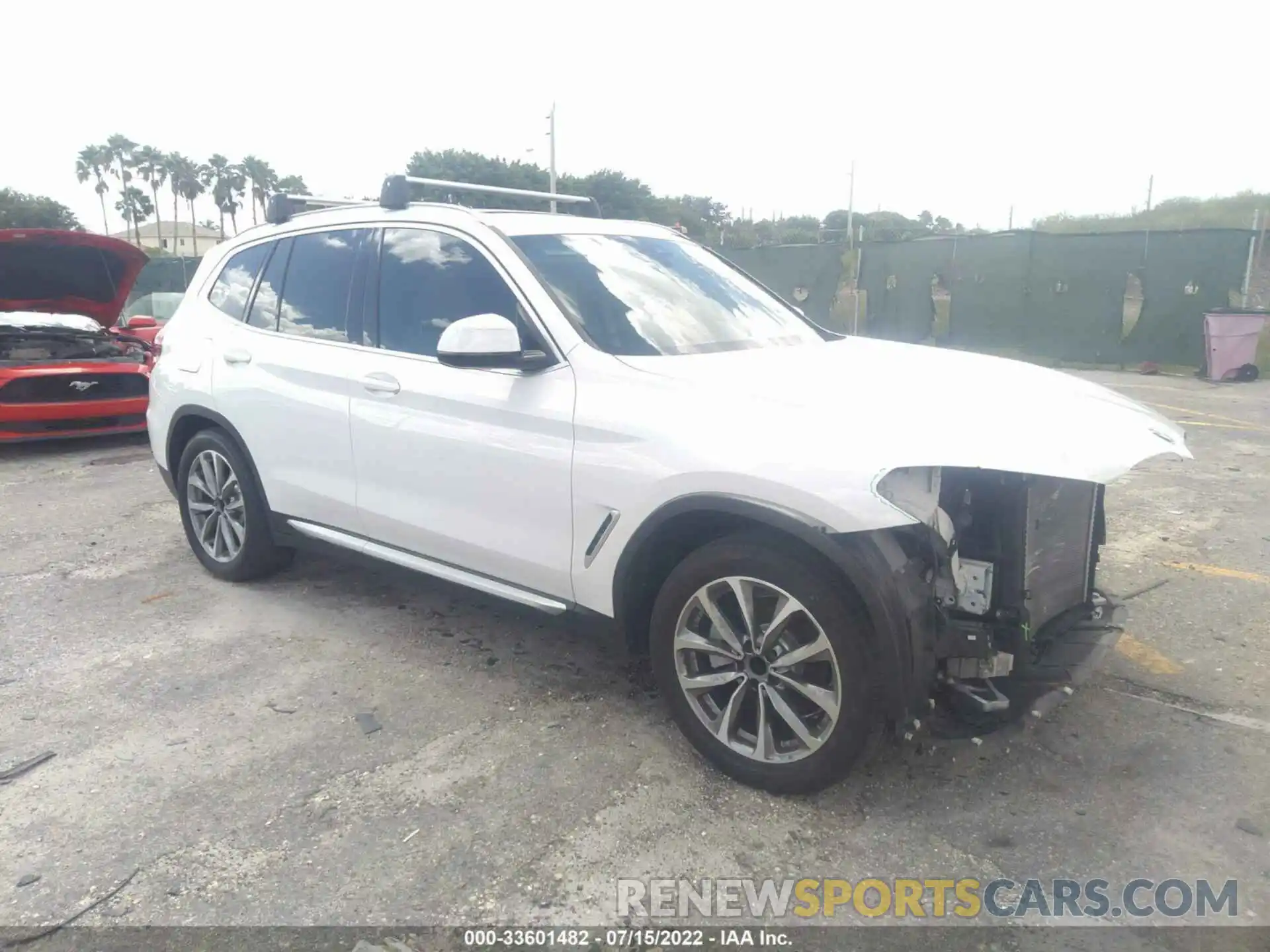 1 Photograph of a damaged car 5UXTR7C58KLE97868 BMW X3 2019