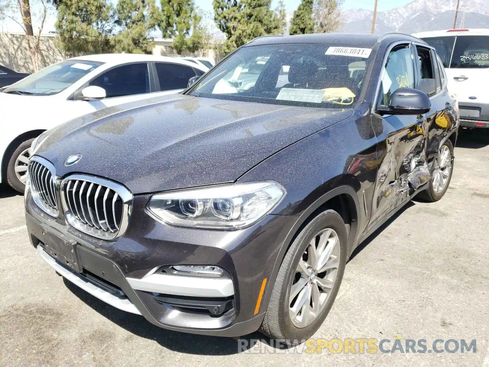 2 Photograph of a damaged car 5UXTR7C58KLE98194 BMW X3 2019