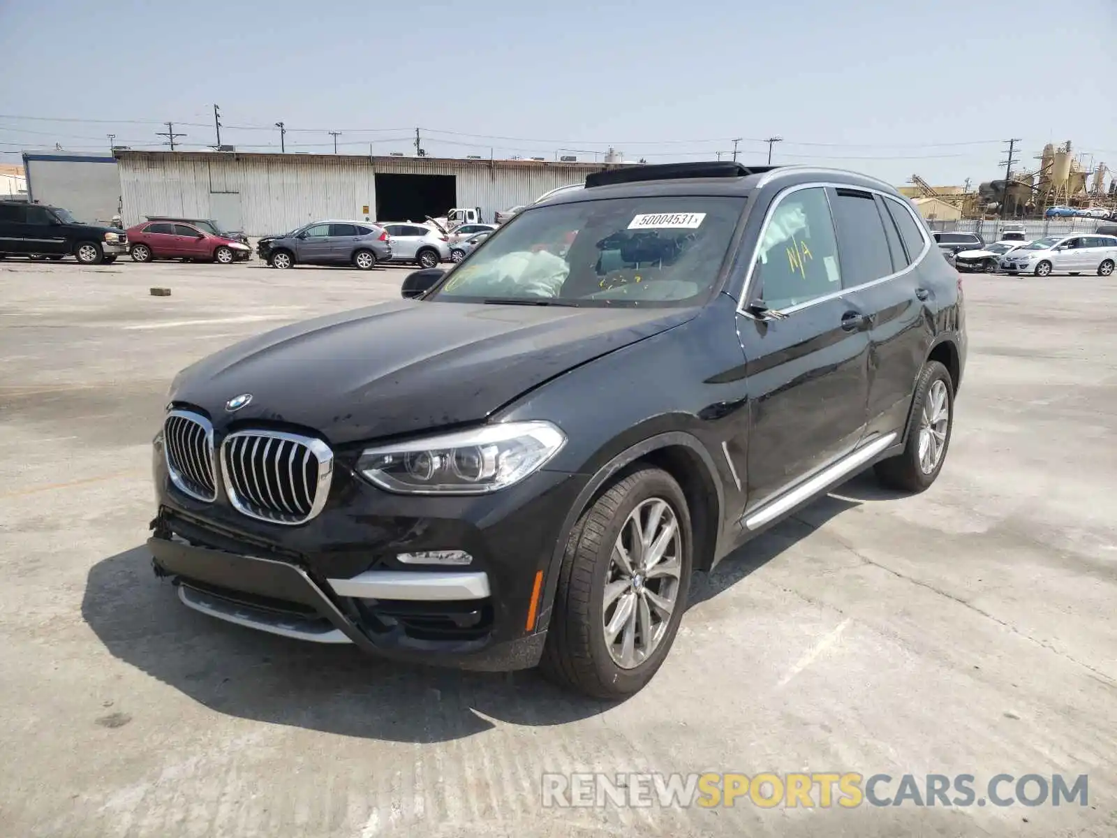 2 Photograph of a damaged car 5UXTR7C58KLF23871 BMW X3 2019